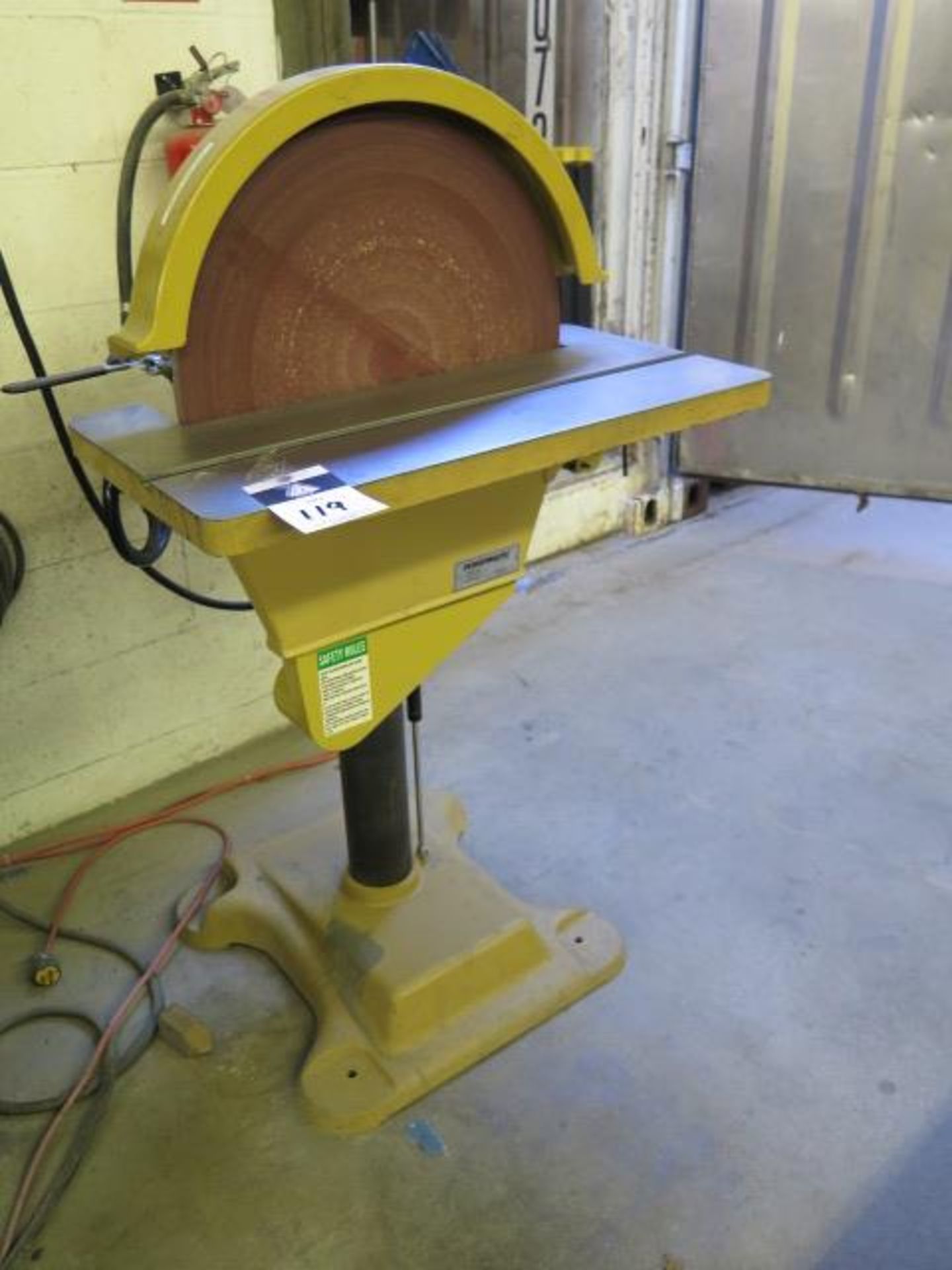 Powermatic DS-20-3 20" Pedestal Disc Sander s/n 1301DS200730 (SOLD AS-IS - NO WARRANTY)