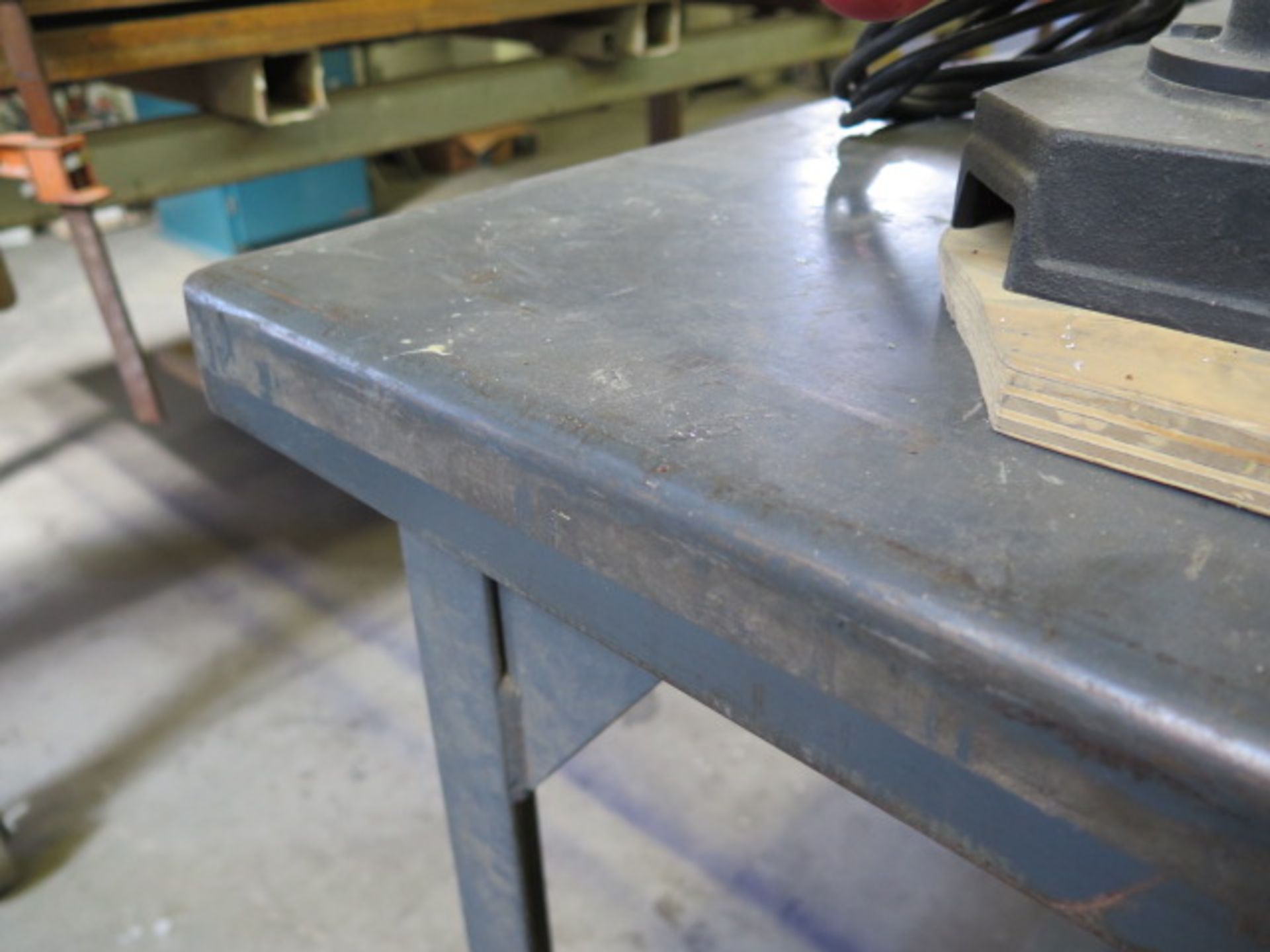 36" x 72" Rolling Steel Table w/ 5" Bench Vise (SOLD AS-IS - NO WARRANTY) - Image 3 of 7