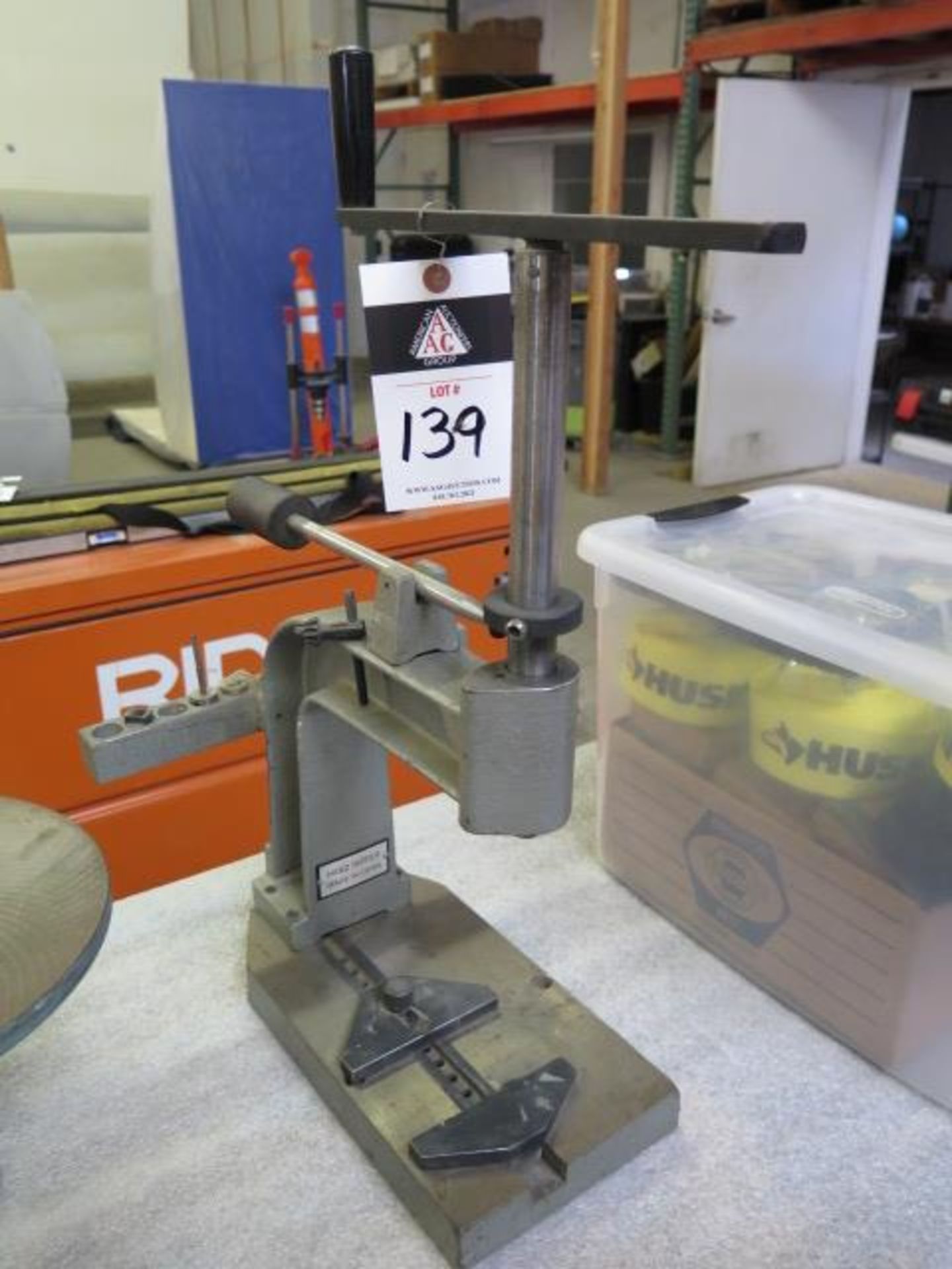 Straight Hole Tapper w/ Tap Holders (SOLD AS-IS - NO WARRANTY)