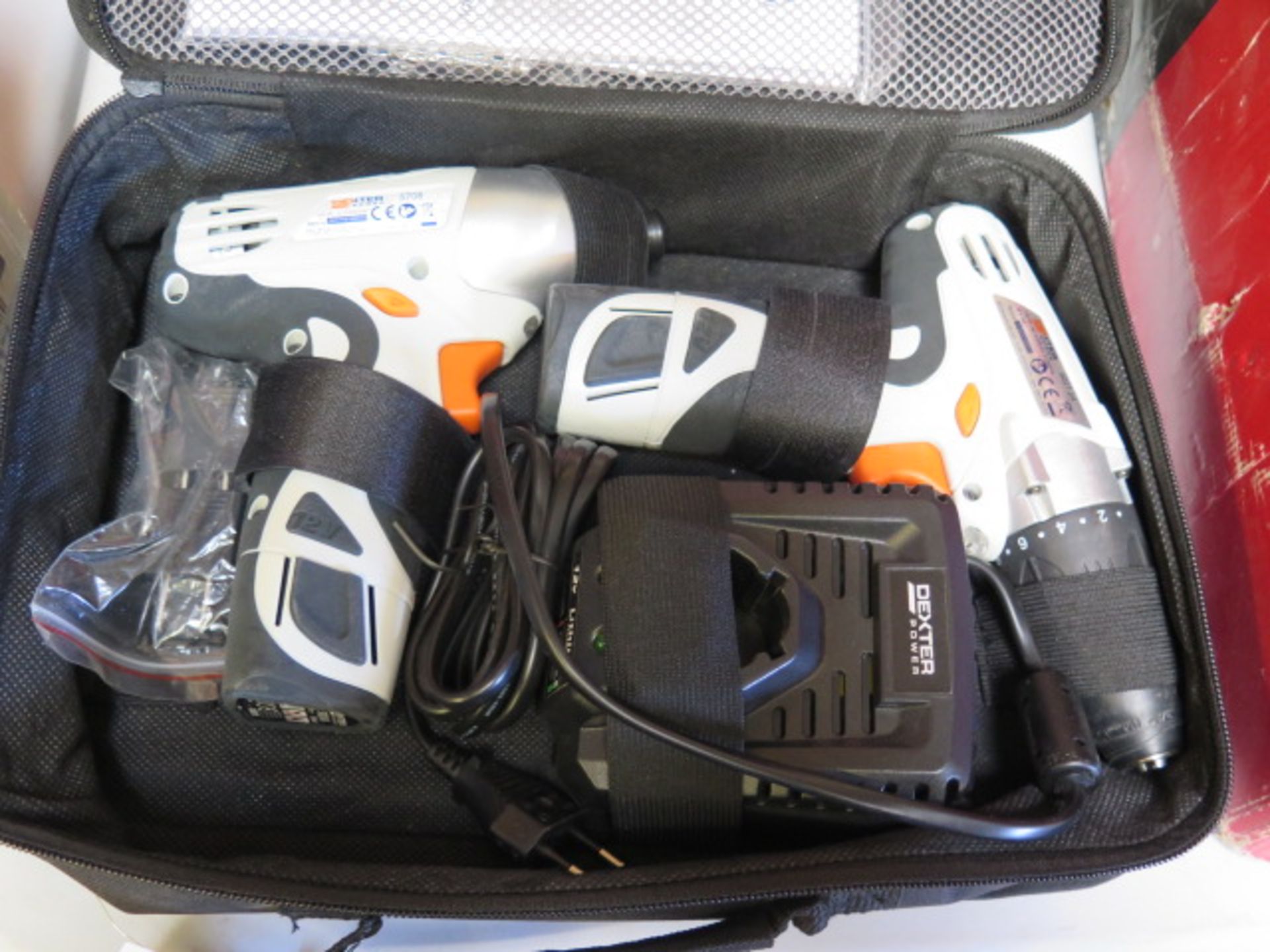 Dexter Cordless Drill and Nut Driver Set w/ Charger (SOLD AS-IS - NO WARRANTY) - Image 3 of 8