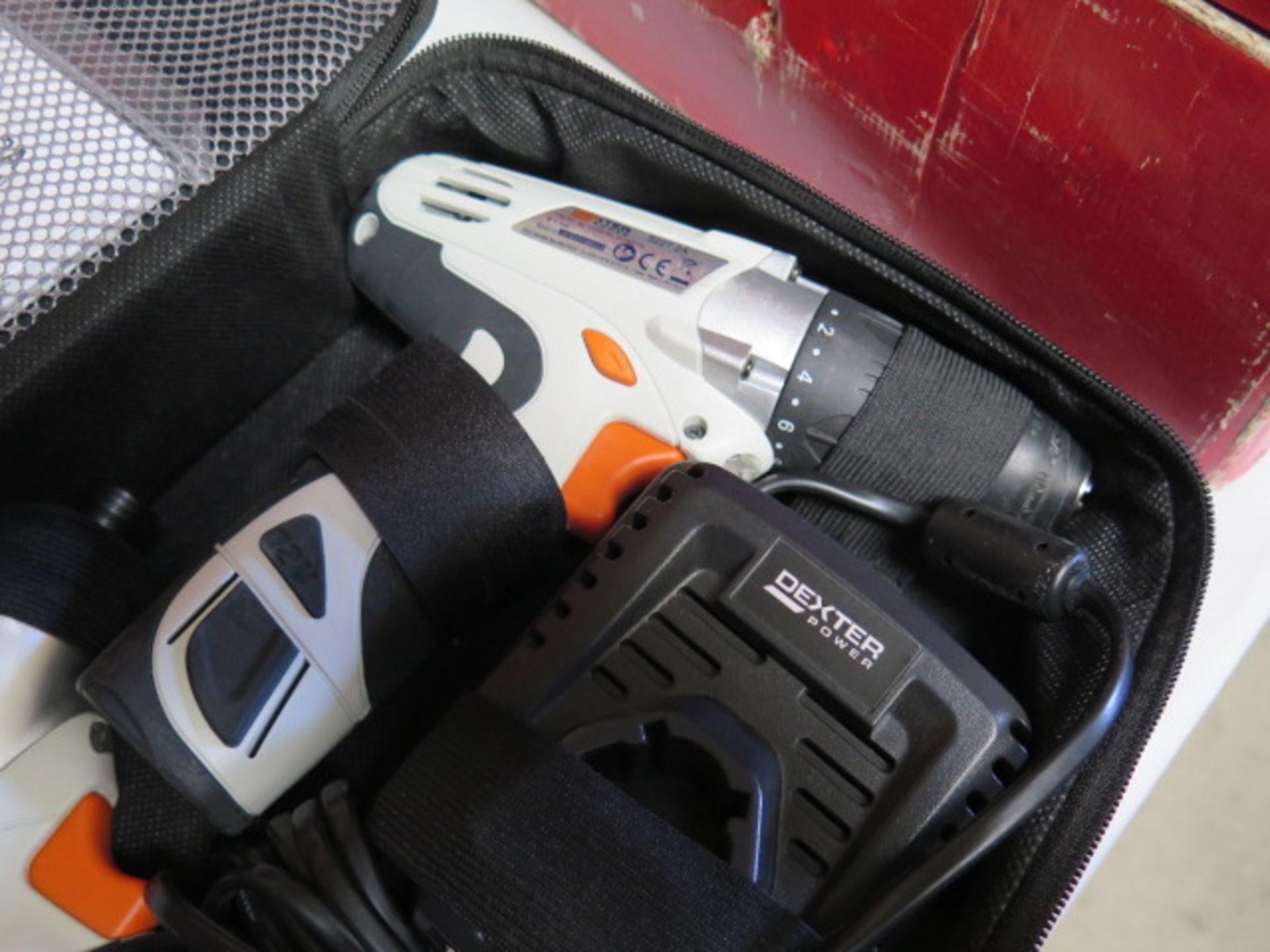 Dexter Cordless Drill and Nut Driver Set w/ Charger (SOLD AS-IS - NO WARRANTY) - Image 6 of 8