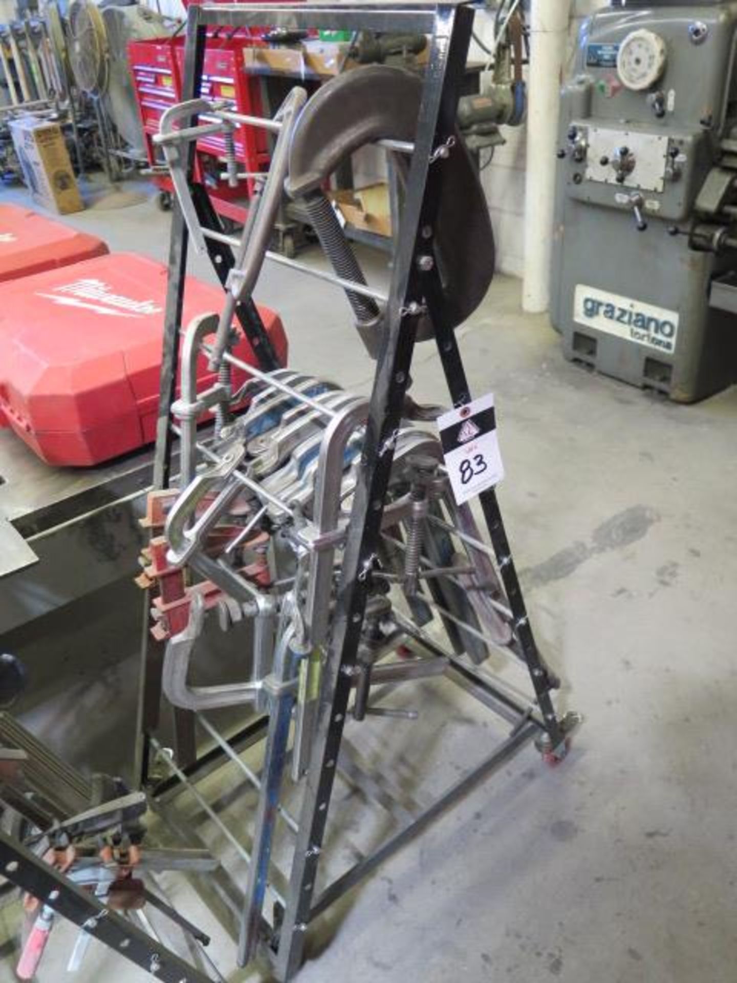 Bar Clamps w/ Rolling Cart (SOLD AS-IS - NO WARRANTY) - Image 2 of 5