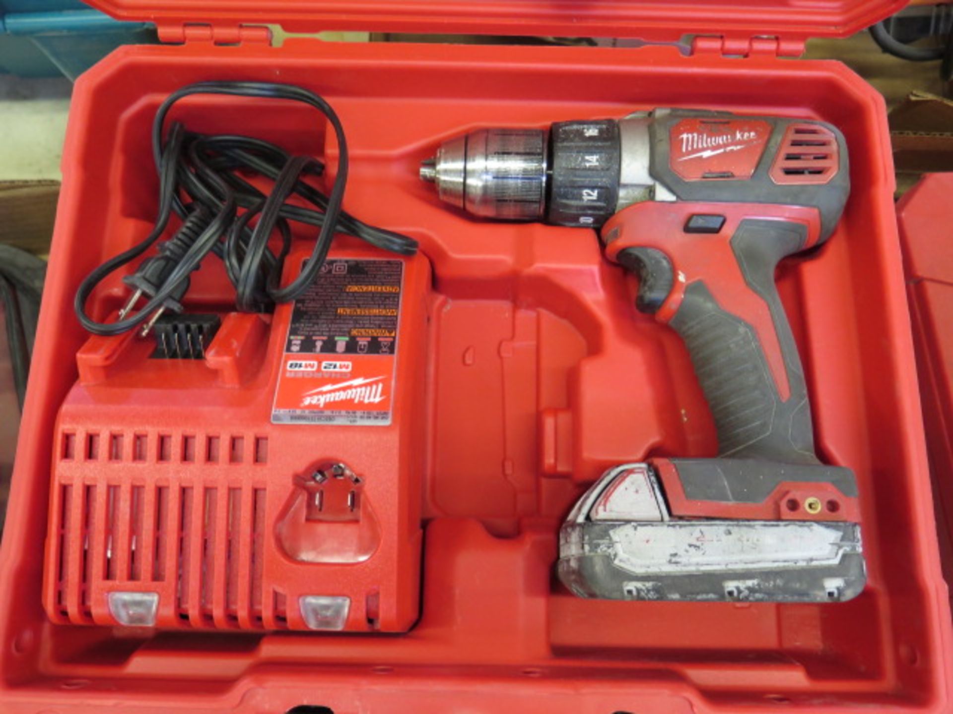 Milwaukee 18Volt Drill Kits (2) w/ Chargers (SOLD AS-IS - NO WARRANTY) - Image 3 of 5