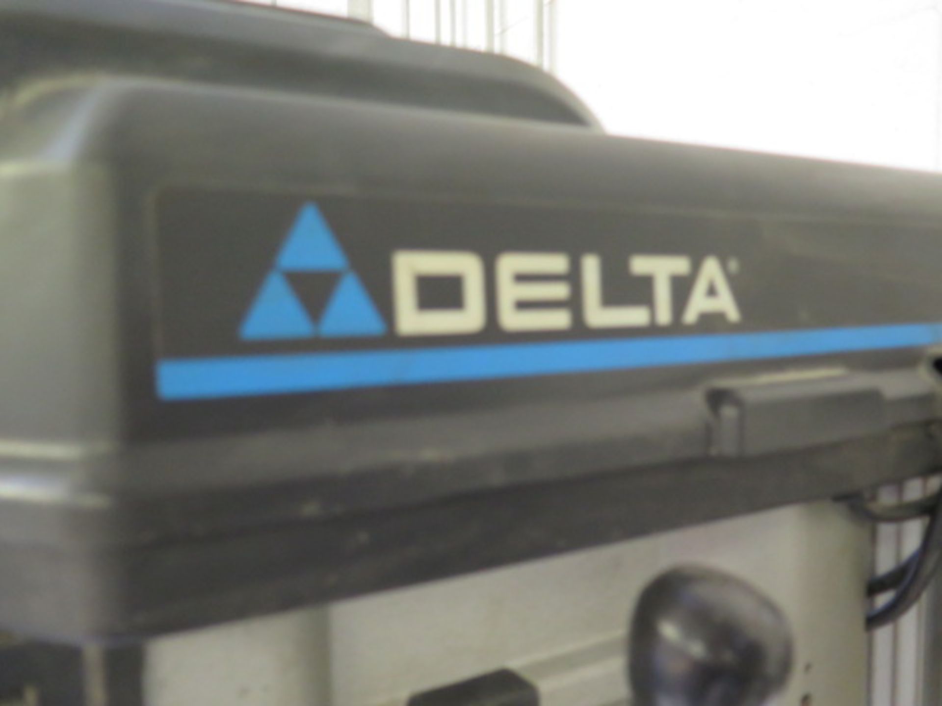 Delta 18-900L Pedestal Drill Press s/n 12J001543 2012 42-RH w/ Laser, 16-Speeds, SOLD AS IS - Image 4 of 12