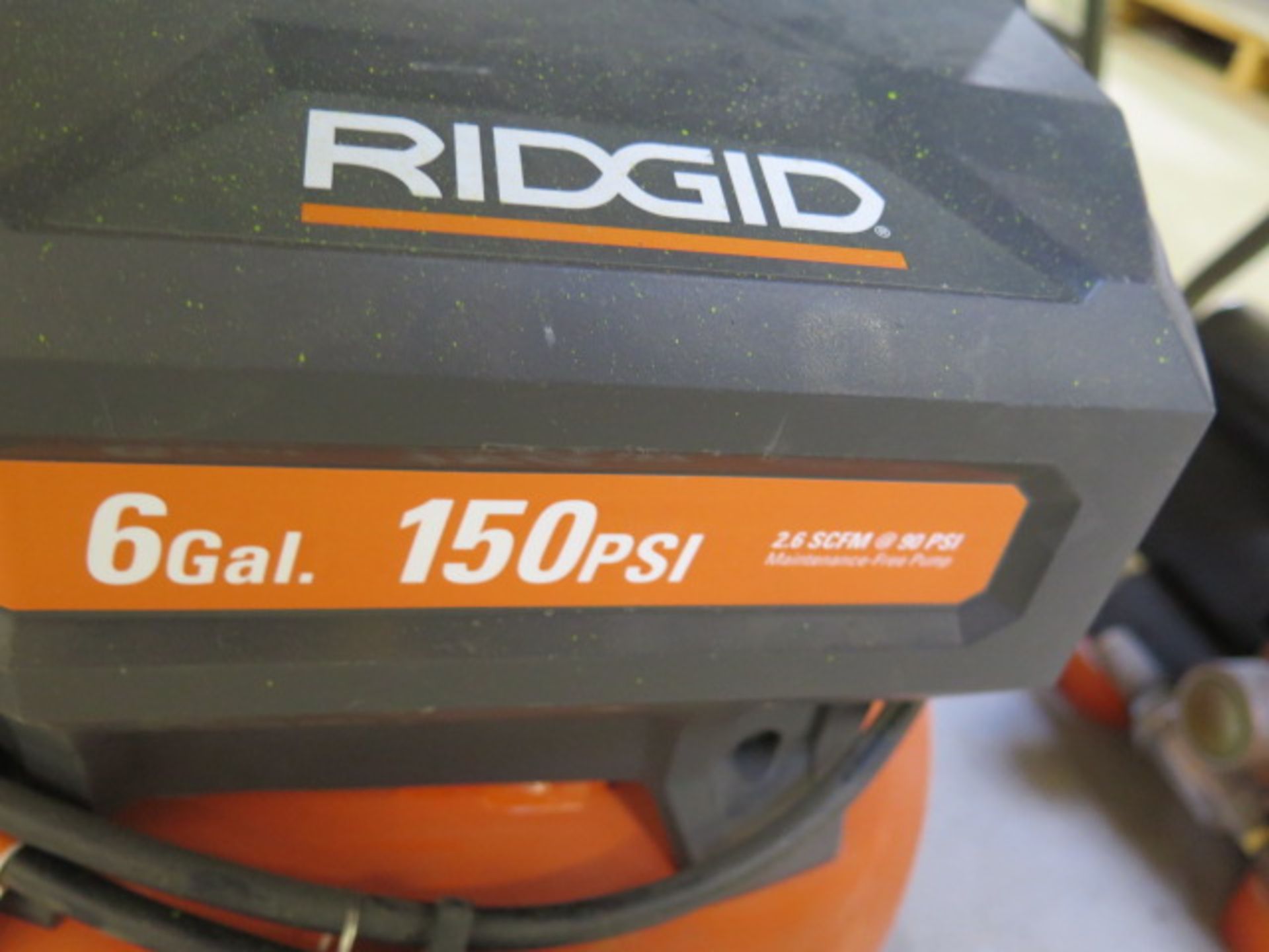 Ridgid 6 Gallon Portable Air Compressor (SOLD AS-IS - NO WARRANTY) - Image 4 of 4