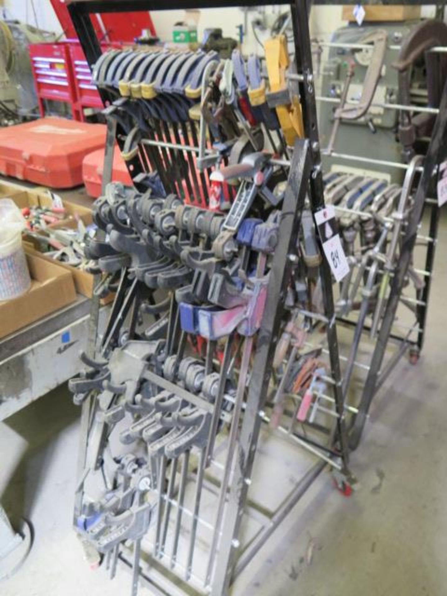 Bar Clamps w/ Rolling Cart (SOLD AS-IS - NO WARRANTY) - Image 2 of 8