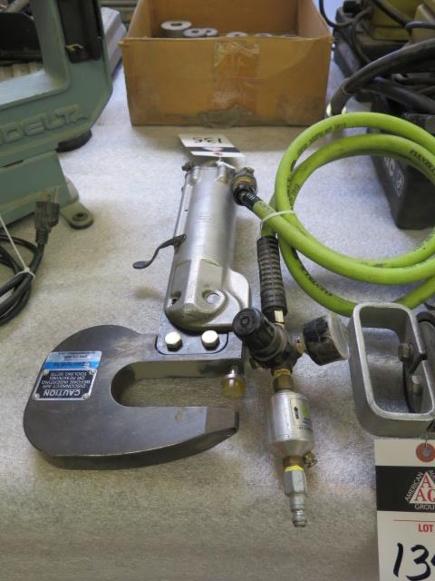 General Pneumatic mdl. 6000C Pneumatic Compression Riveter s/n 7818 w/ 4" Throat (SOLD AS-IS - NO