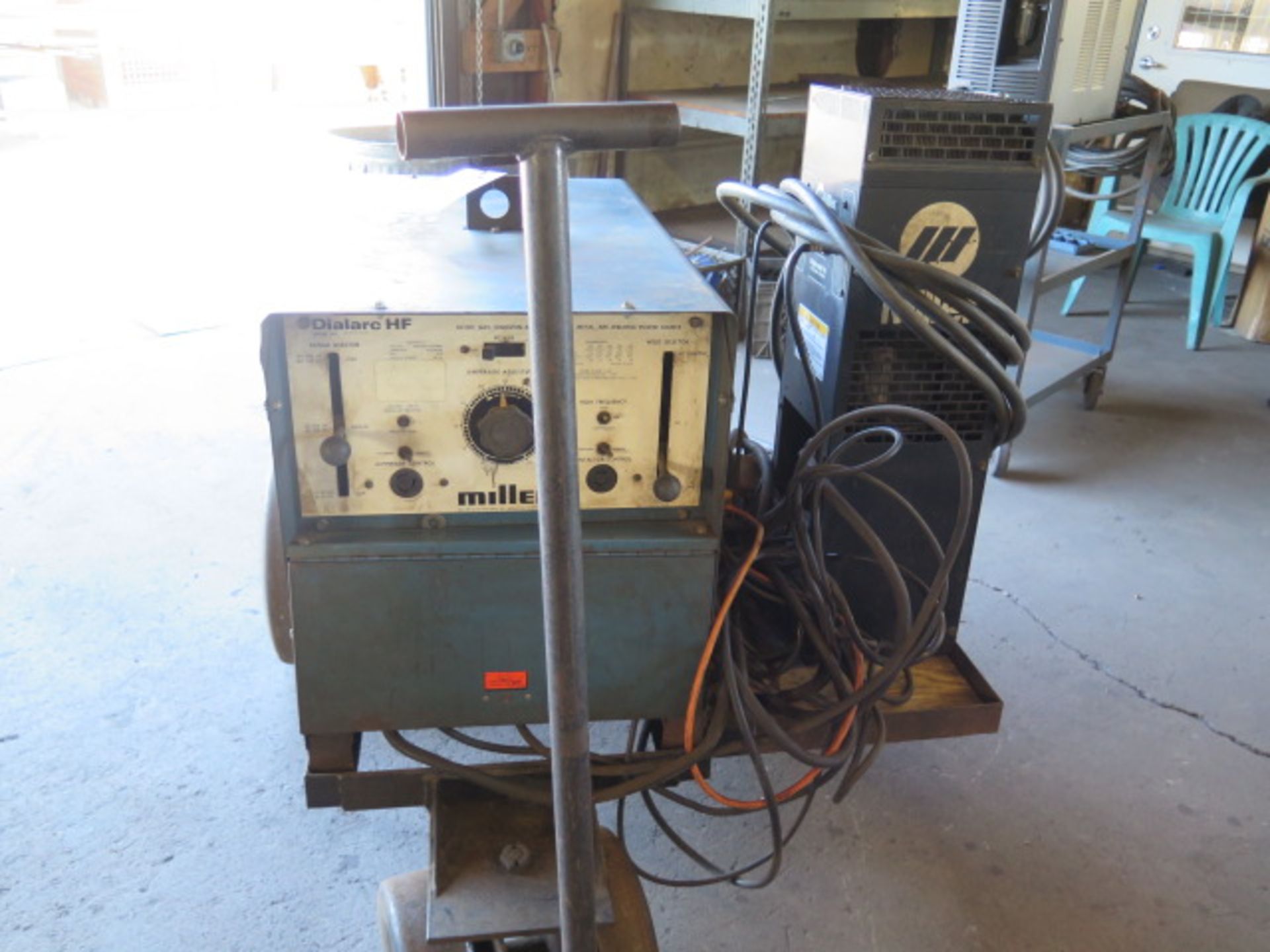 Miller Dialarc HF AC/DC Gas Tungsten or Shielded Arc Welding Power Source w/ Miller SOLD AS IS