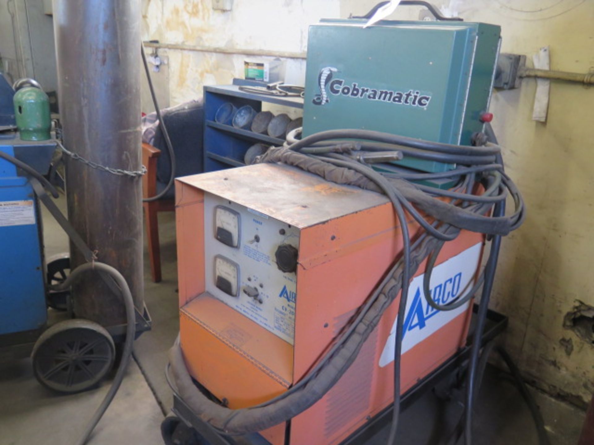 Airco CV-200 II Arc Welding Power Source s/ MK -3A Cobramatic MIG Welder (SOLD AS-IS - NO WARRANTY)