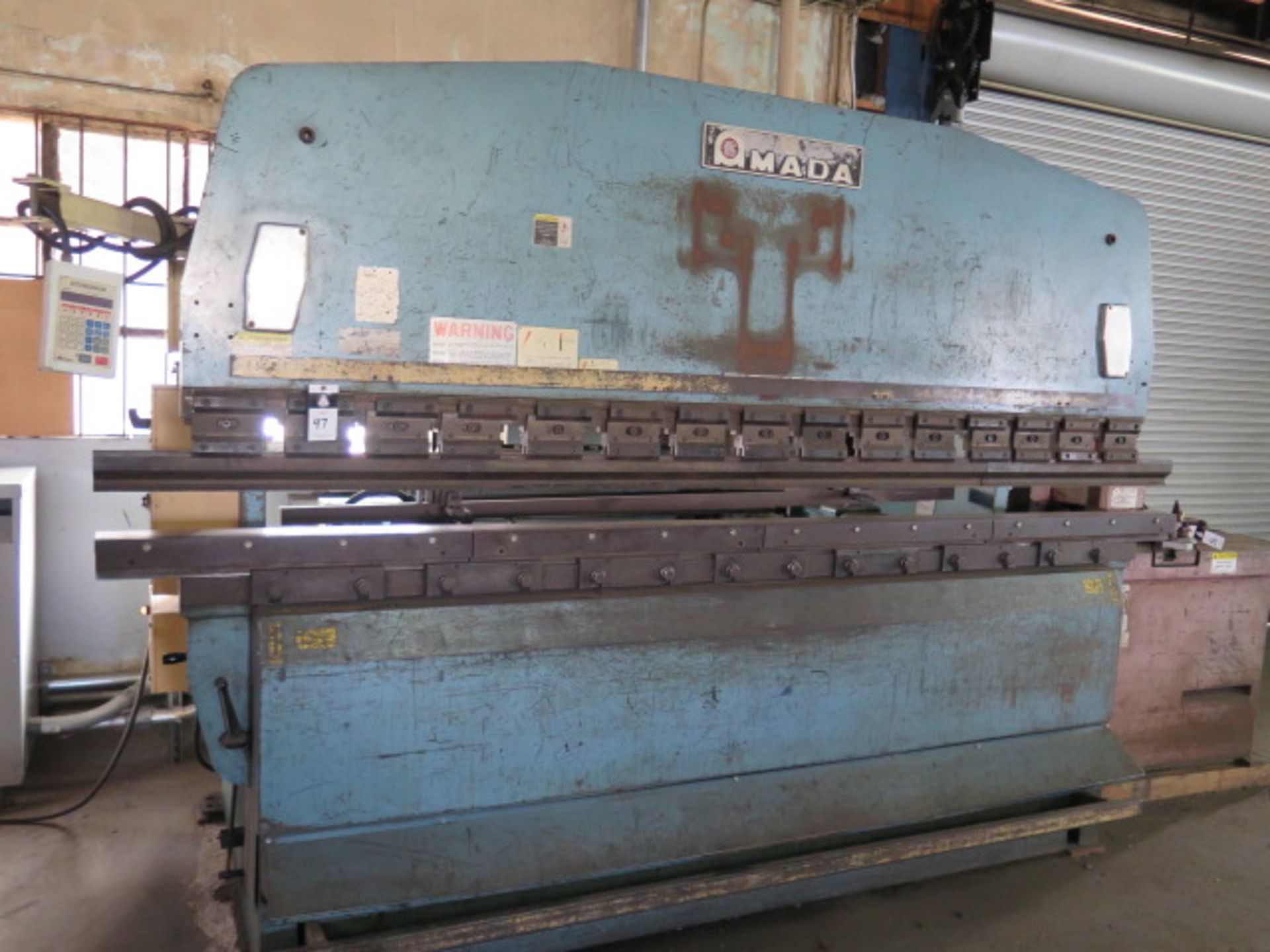 Amada RG-100 100 Ton x 10’ CNC Press Brake, w/ Amada Auto-Backgauge Controls, 118” Bed, SOLD AS IS - Image 3 of 9