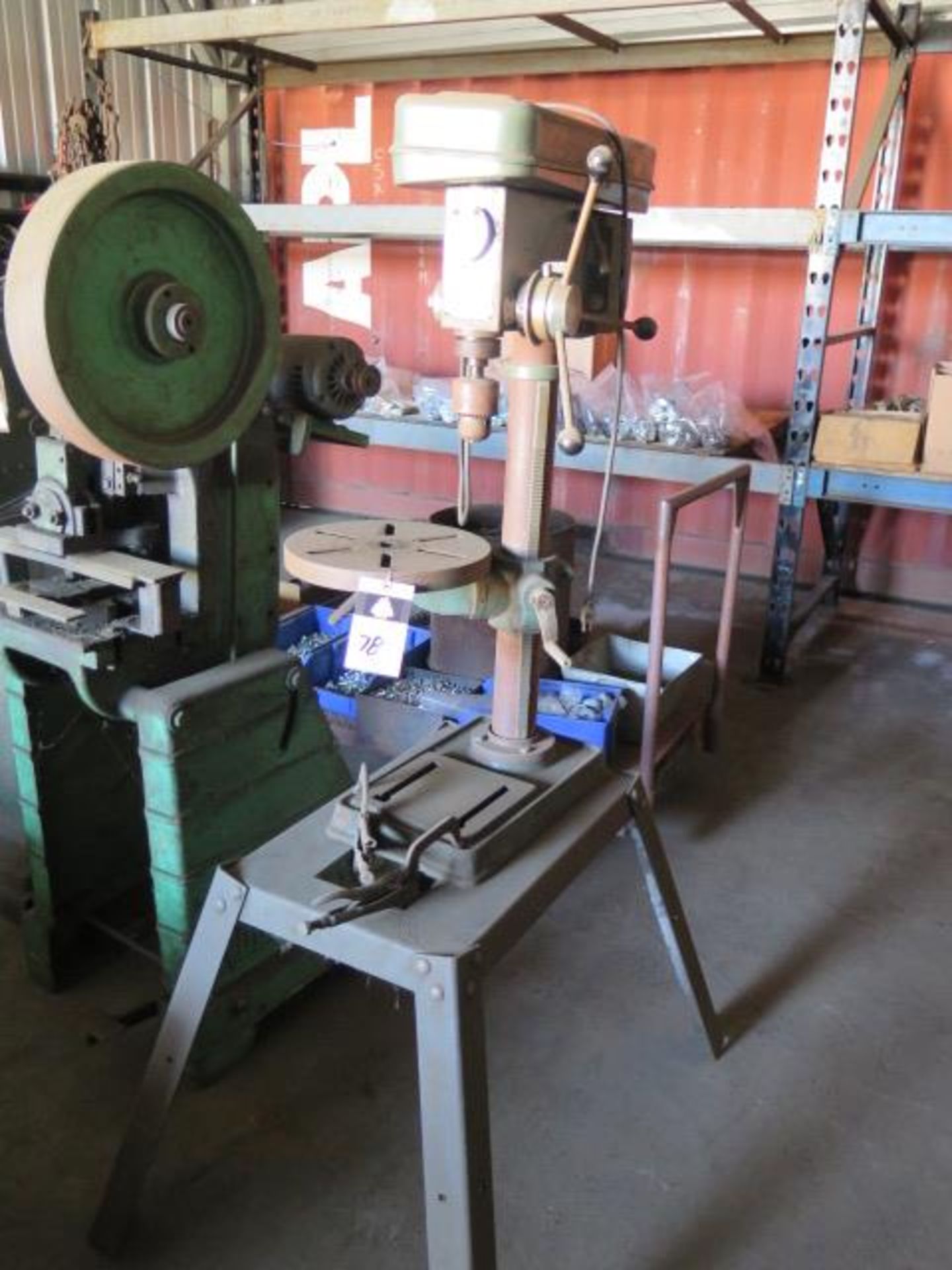 Bench Model Drill Press and Stamping Press (PARTS ONLY MACHINES) (SOLD AS-IS - NO WARRANTY)