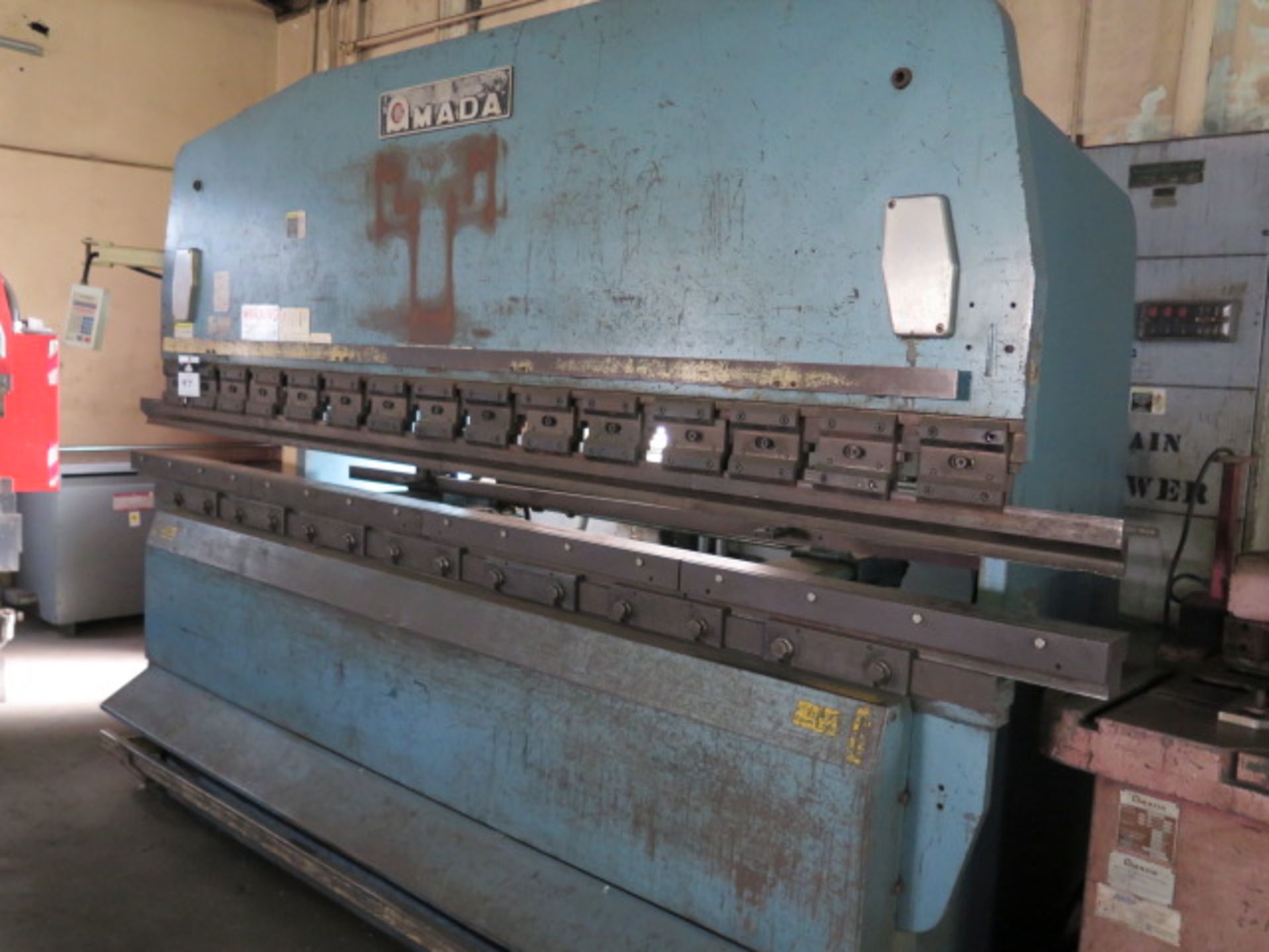 Amada RG-100 100 Ton x 10’ CNC Press Brake, w/ Amada Auto-Backgauge Controls, 118” Bed, SOLD AS IS - Image 2 of 9