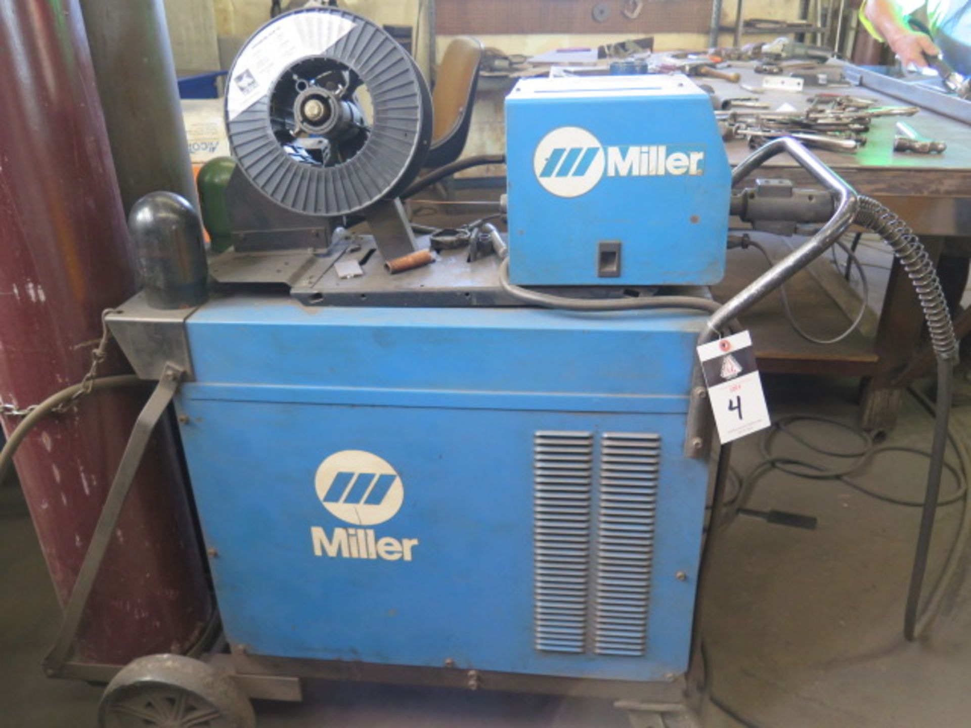 Miller CP-300 CV-DC Arc Welding Power Source s/n KG077958 w/ Miller 22A Wire Feeder SOLD AS-IS - Image 2 of 6