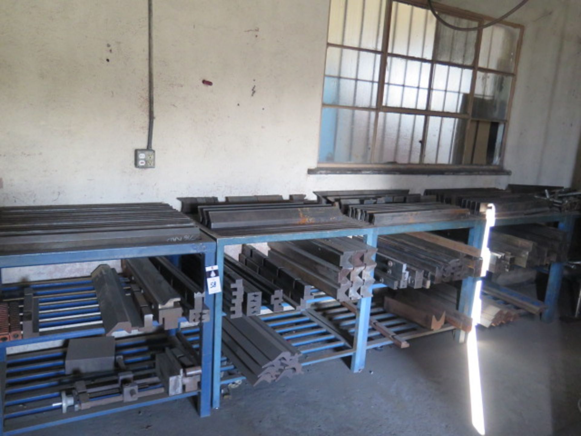 Press Brake Dies w/ (5) Racks (SOLD AS-IS - NO WARRANTY)