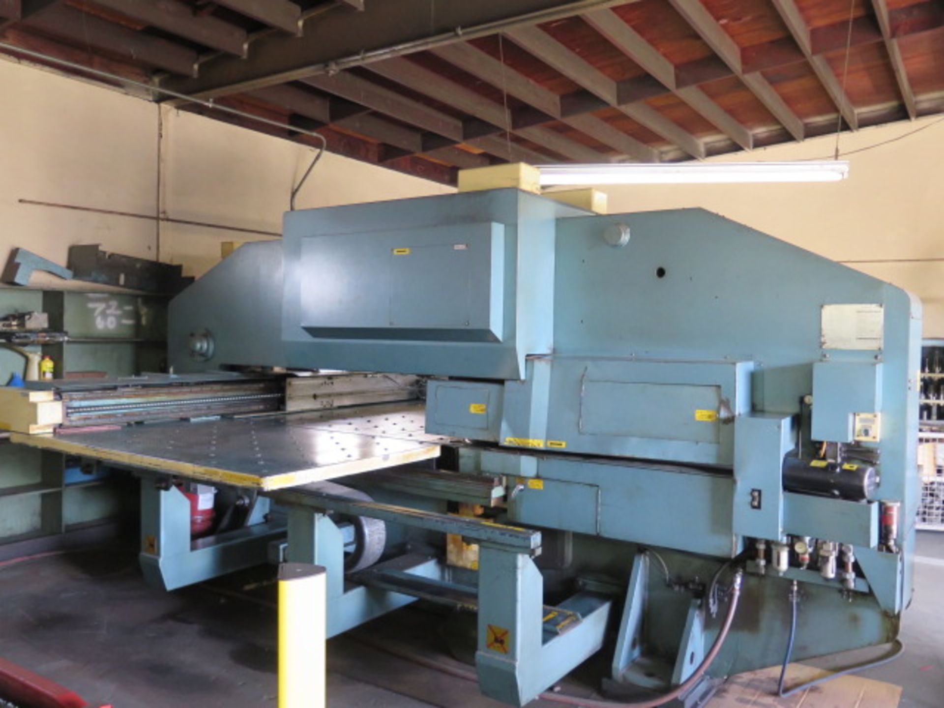 Amada COMA 50-60-72 50 Ton 44-Station CNC Turret Punch Press, w/ Amada-Fanuc-C Controls,, SOLD AS IS - Image 3 of 15