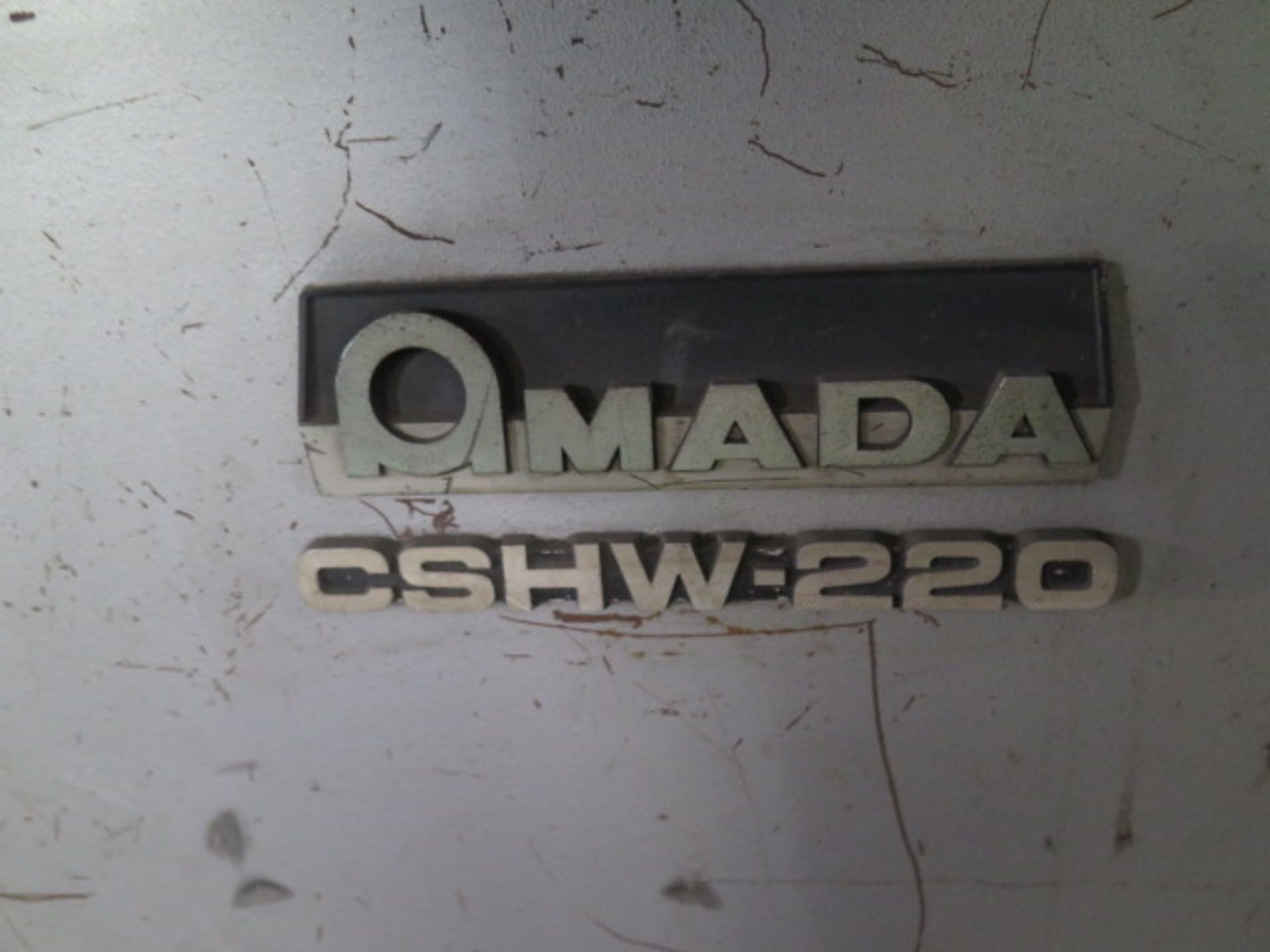 Amada CSHW-220 9” x 9” Hydraulic Corner Notcher s/n 22000217 w/ Amada Controls,2 Axis DRO,SOLD AS IS - Image 10 of 15