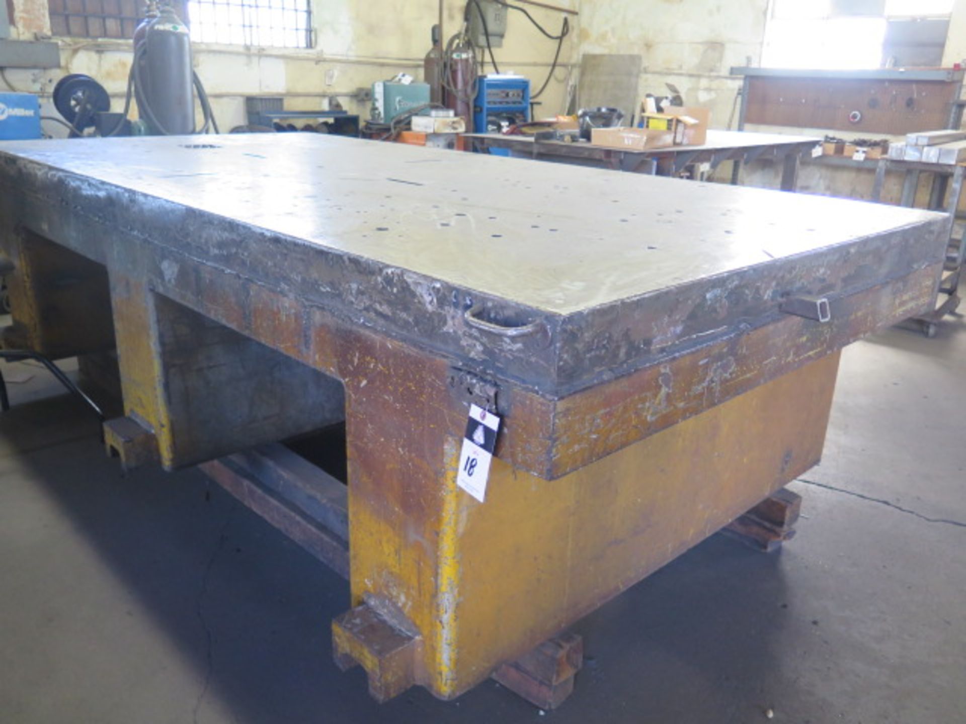 60" x 120" x 1.5" Heavy Duty Steel Welding Table (SOLD AS-IS - NO WARRANTY)