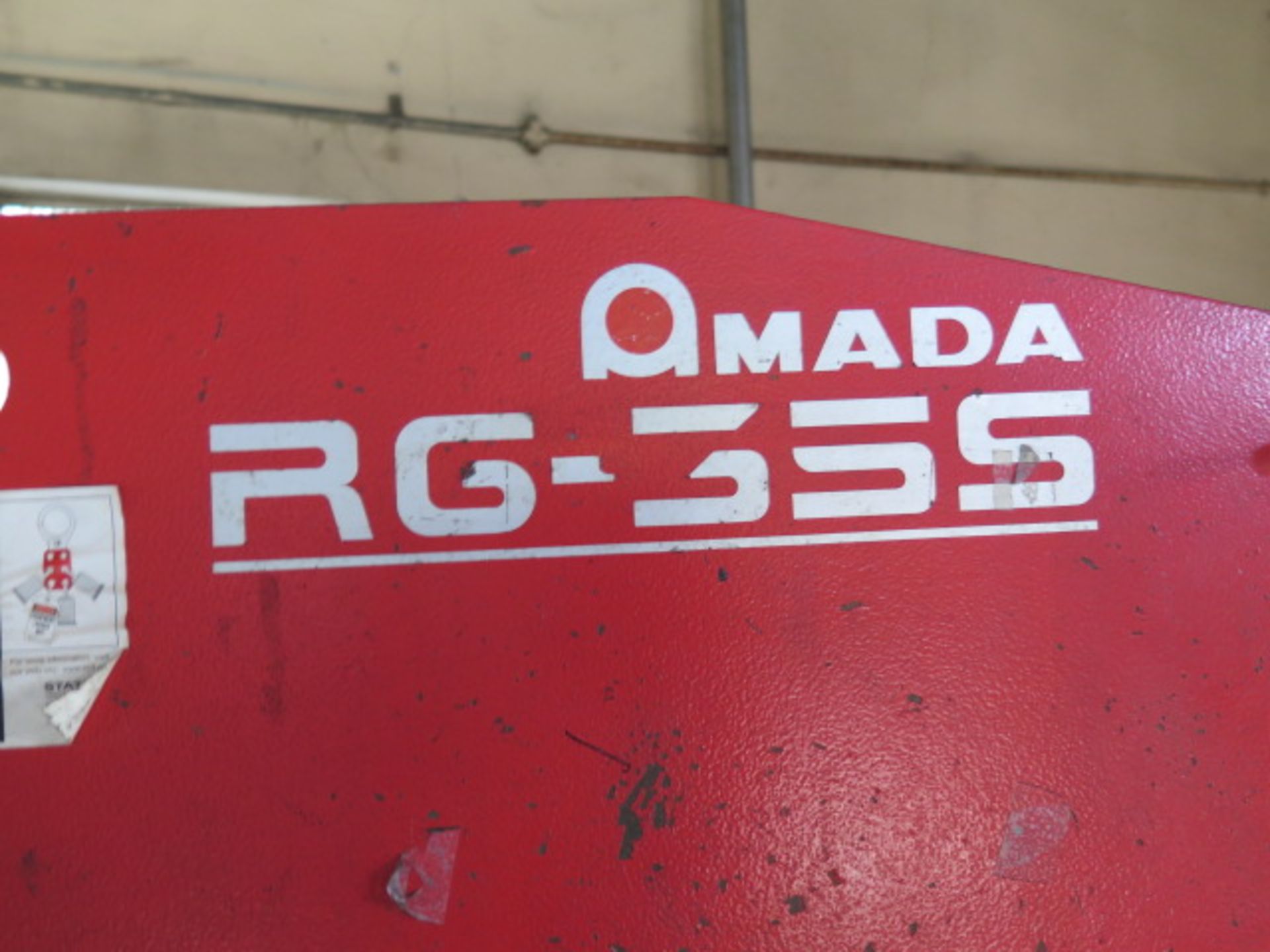 1997 Amada RG-35S 35 Ton x 4’ CNC Press Brake, w/ Amada NC9-EX II Controls, 47.3” Bed, SOLD AS IS - Image 7 of 11