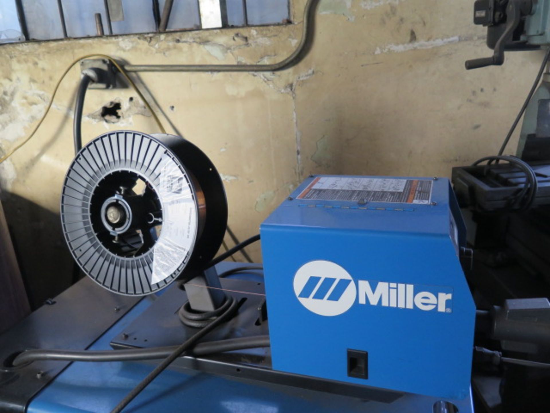 Miller CP-302 CV-DC Arc Welding Power Source s/n MF442078V w/ Miller 22A Wire Feeder SOLD AS-IS - Image 6 of 7