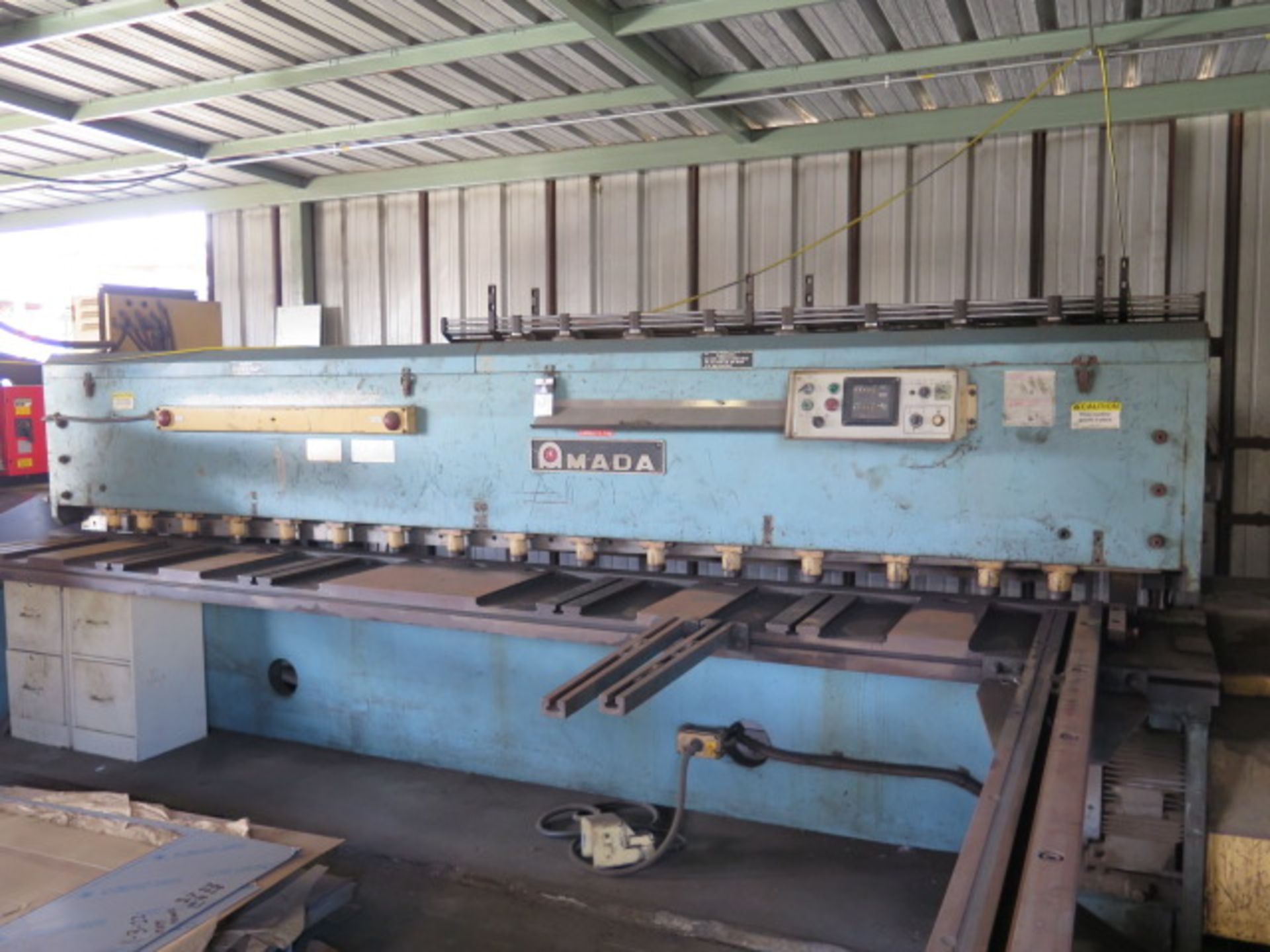 Amada M-4045 0.177” x 157” Power Shear s/n 4045089 w/ Amada Controls and Back Gauging, SOLD AS IS