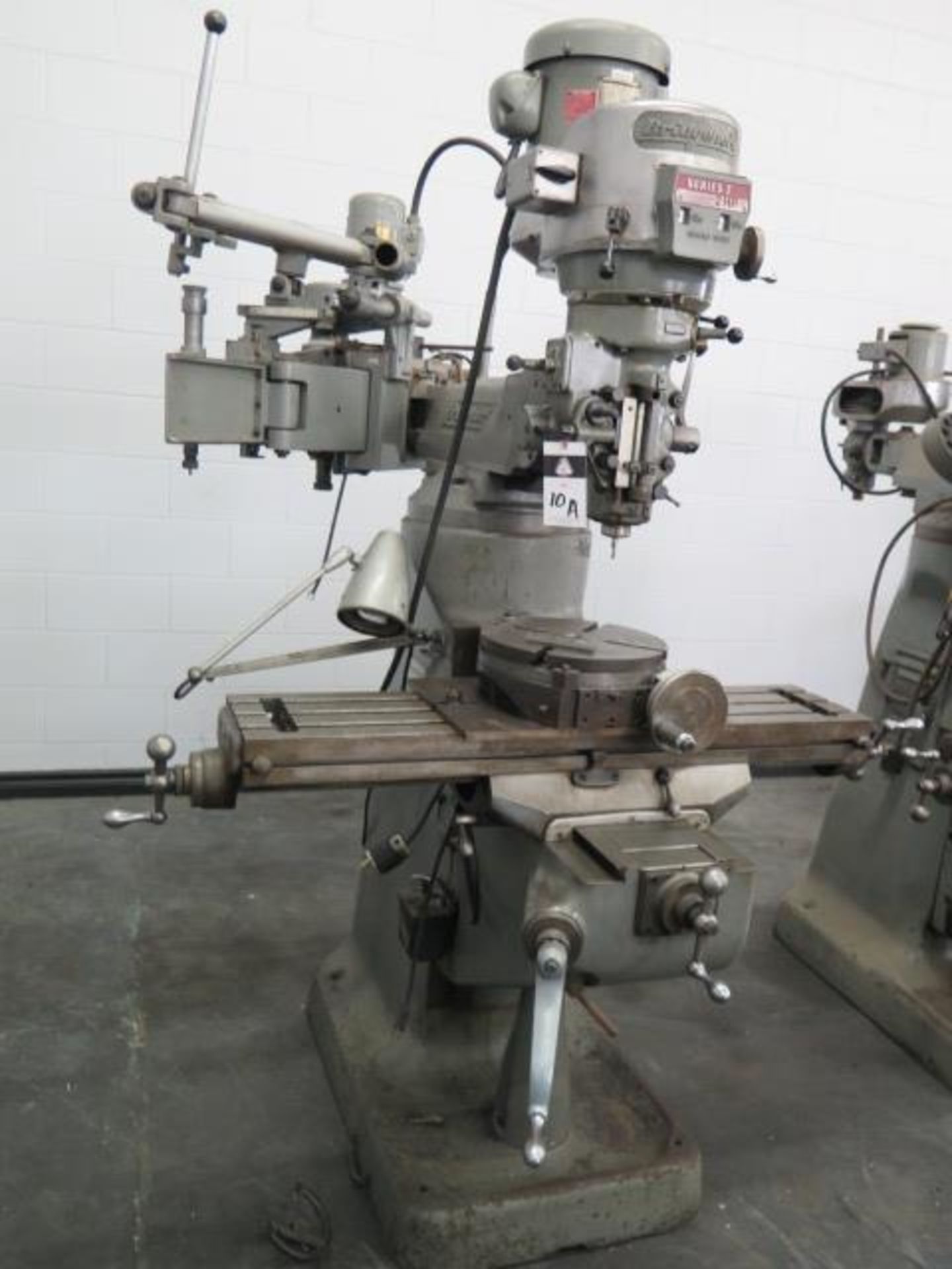 Bridgeport Series 1 - 2Hp Vertical Mill s/n 176483 w/ 60-4200 Dial RPM, 9" x 42" Table, SOLD AS IS