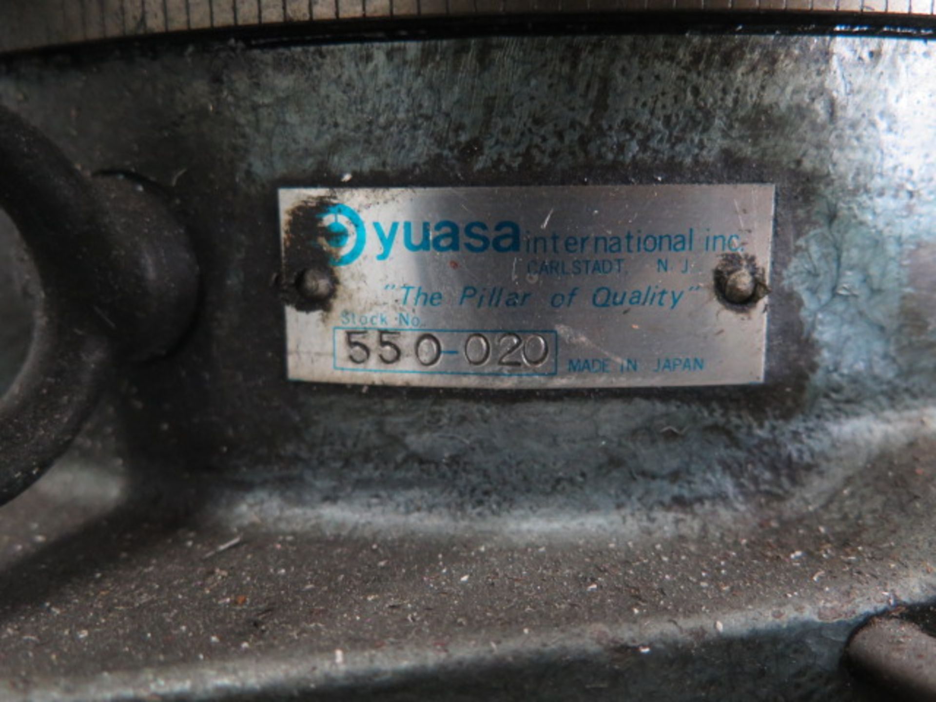 Yuasa 10" x 10" Cross Slide Rotary Table (SOLD AS-IS - NO WARRANTY) - Image 6 of 6