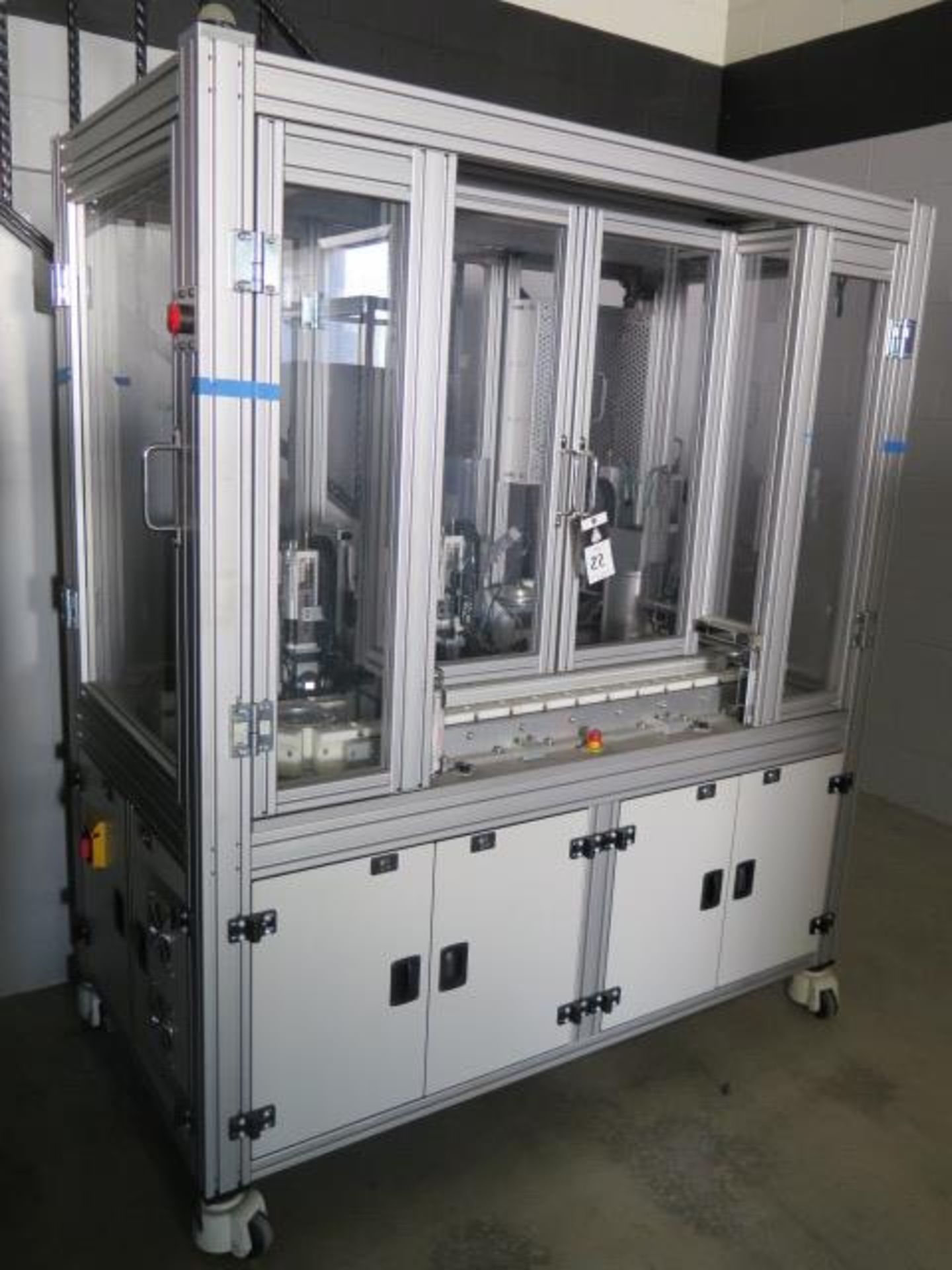 Automated Vitamin D Machine Line w/ PLC Controls, Tube and Cap Feeders, Enclosure SOLD AS-IS - Image 2 of 20