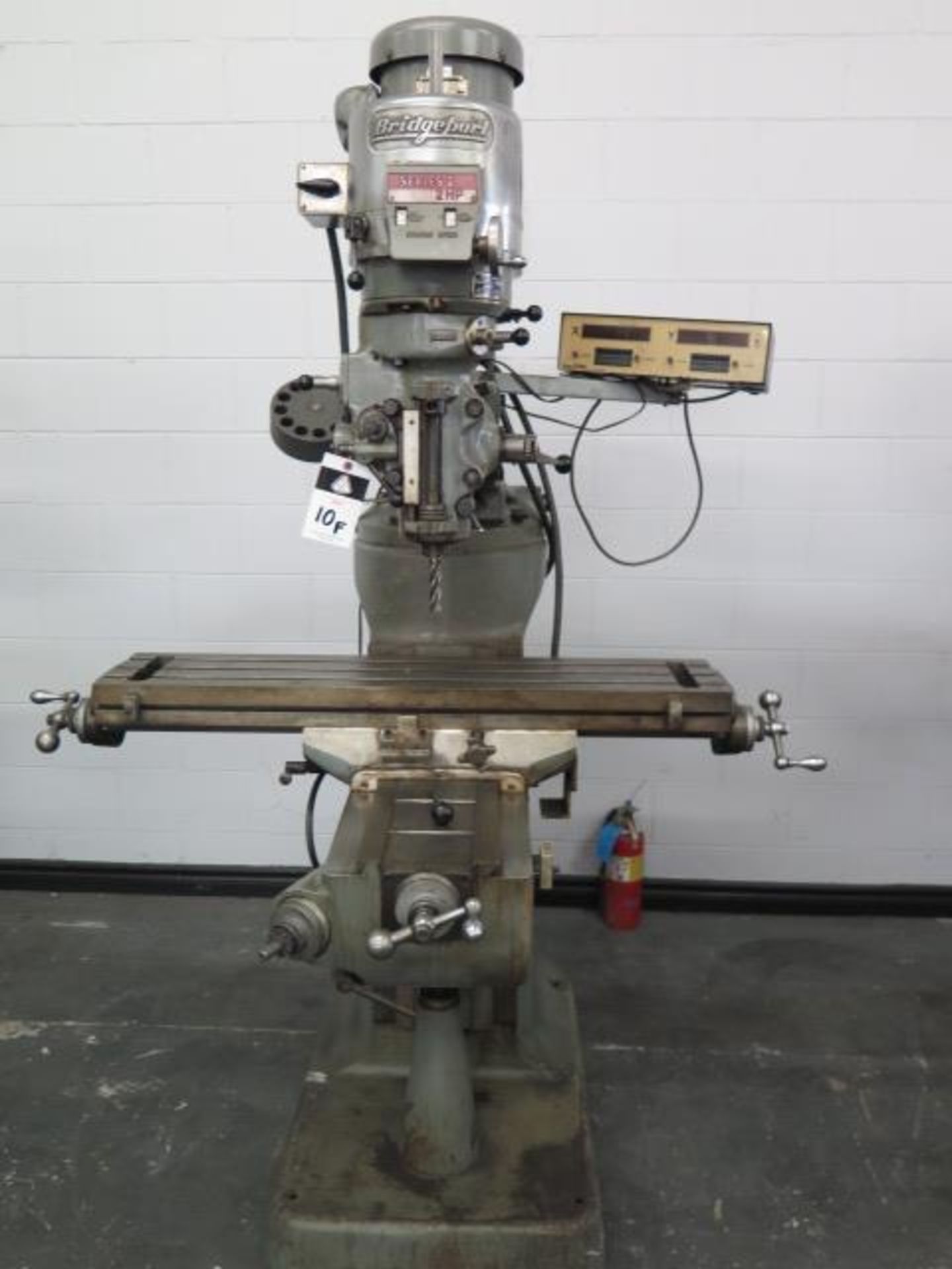 Bridgeport Series 1 - 2Hp Mill s/n 190147 w/ Heidenhain DRO, 60-4200 Dial Change RPM, SOLD AS IS