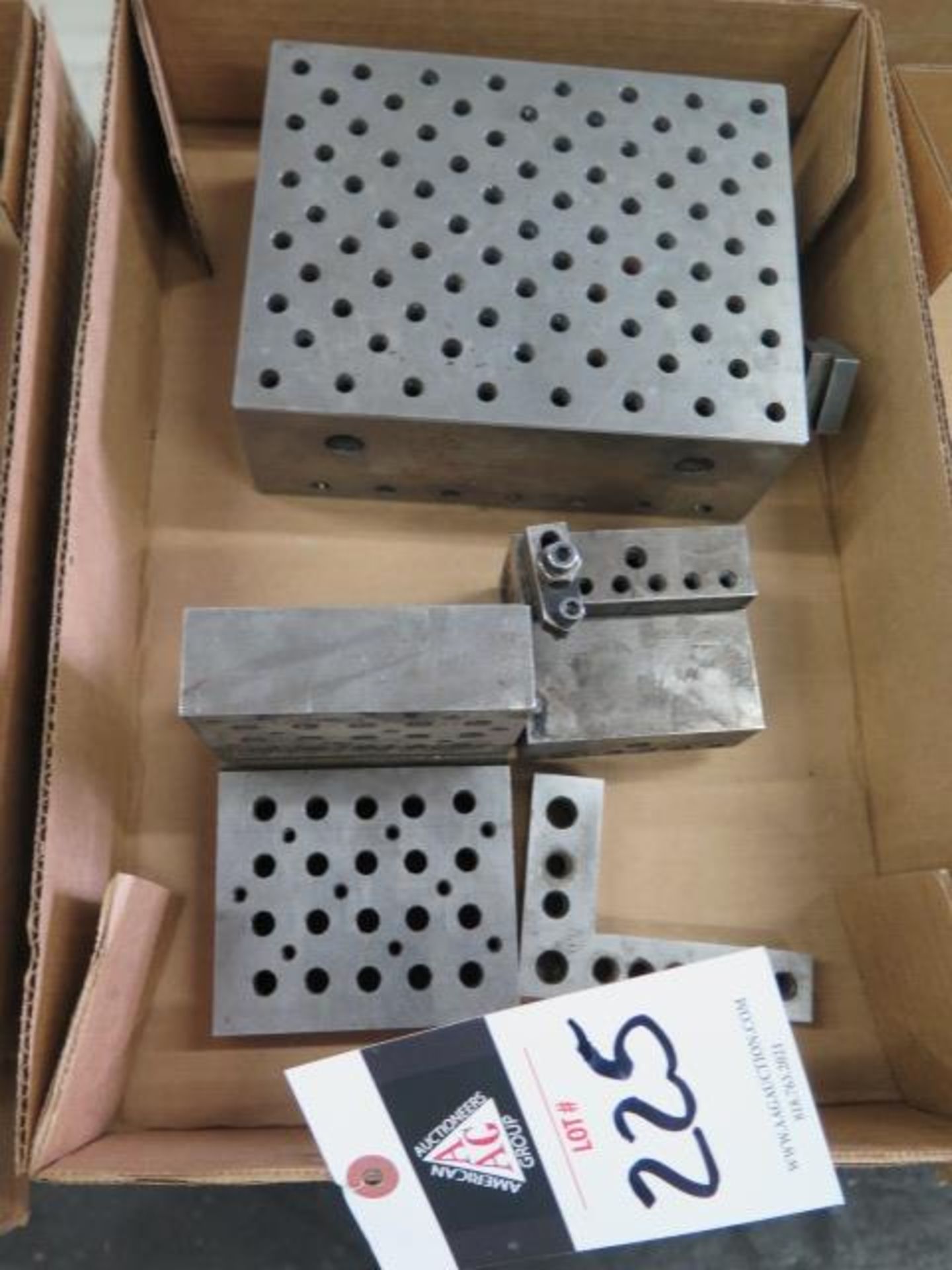 Fixture Blocks and Angle Plate (SOLD AS-IS - NO WARRANTY)
