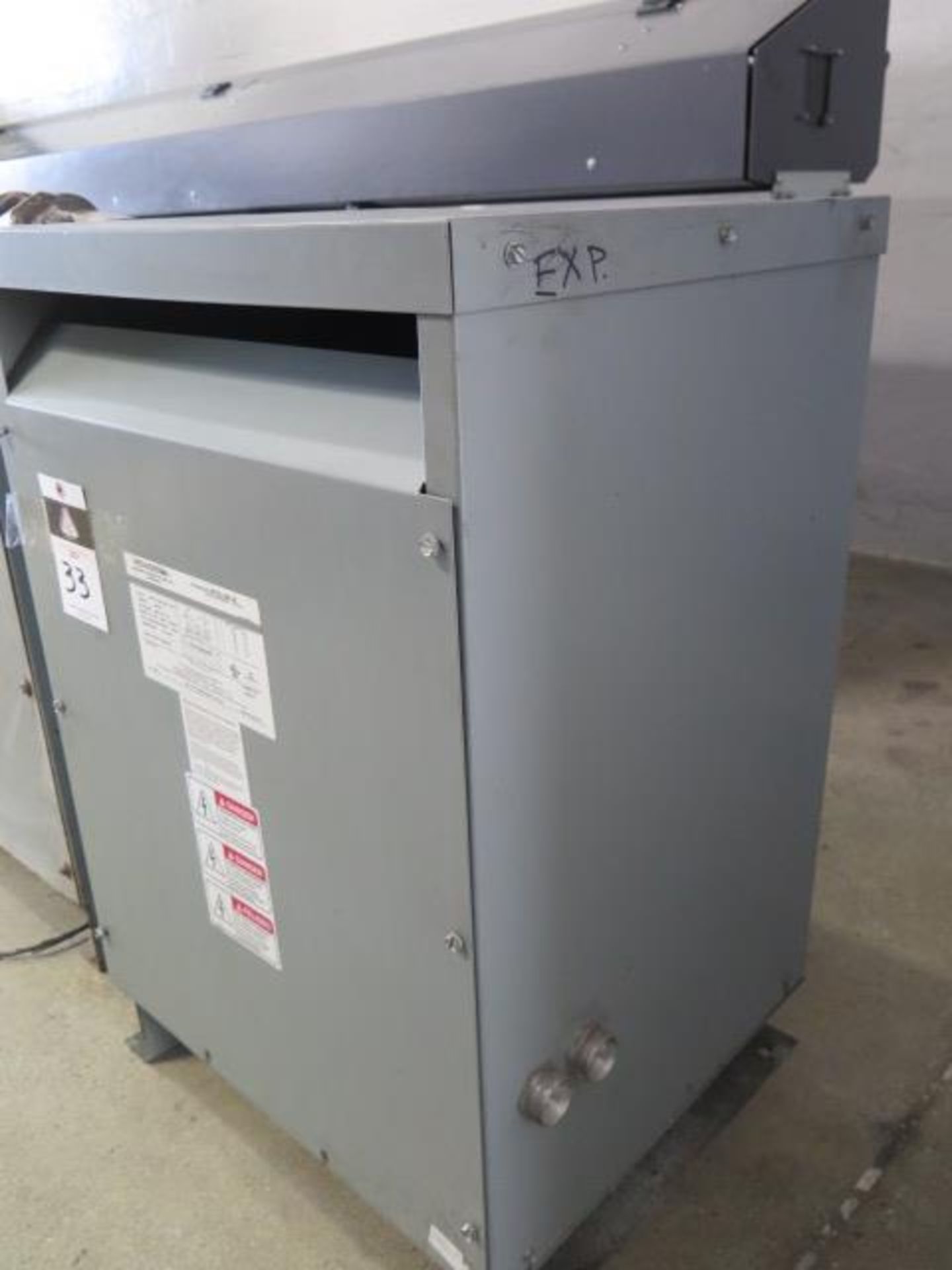 Powertran 30kVA Transformer 240-208Y/120 (SOLD AS-IS - NO WARRANTY) - Image 2 of 3