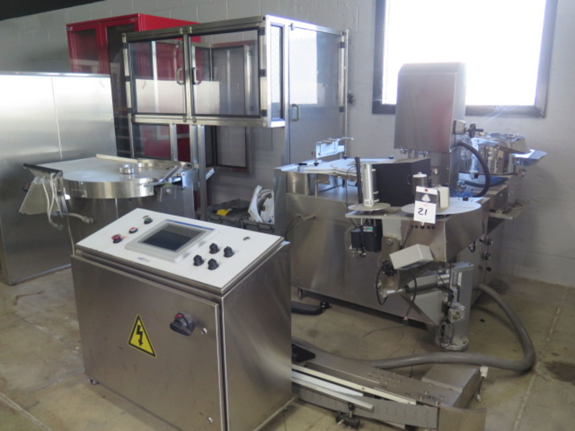 2015 COZOLLI RFC-140 Liquid Filling Line, Rated 12-120ML, Labeling Station to Monobloc, SOLD AS IS - Image 8 of 38
