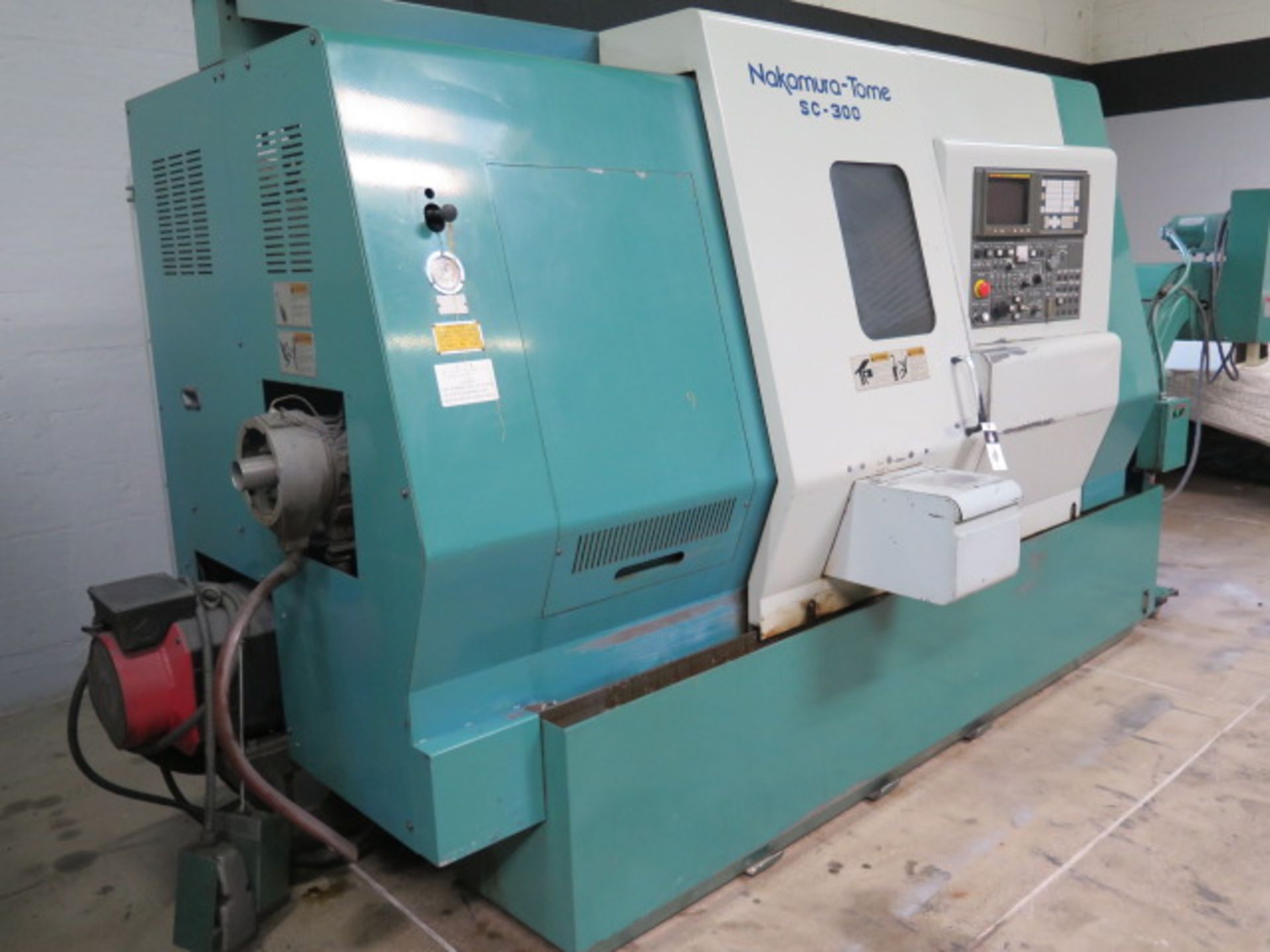 Nakamura-Tome SC-300 CNC Turning Center s/n S303902 w/ Fanuc Series 21-T Controls, SOLD AS IS - Image 3 of 20