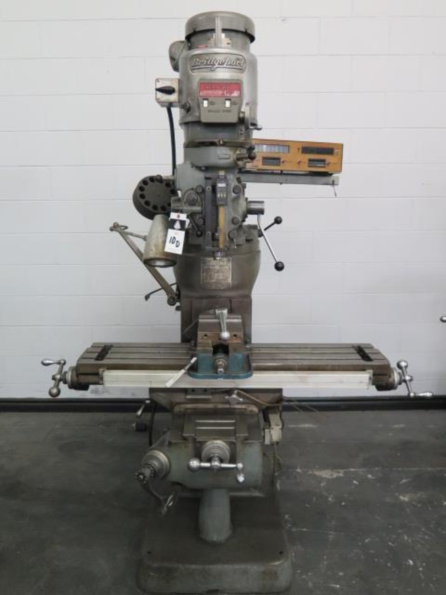 Bridgeport Series 1 - 2Hp Vertical Mill s/n 226157 w/ Heidenhain DRO, Mitut "Z" Scale, SOLD AS IS