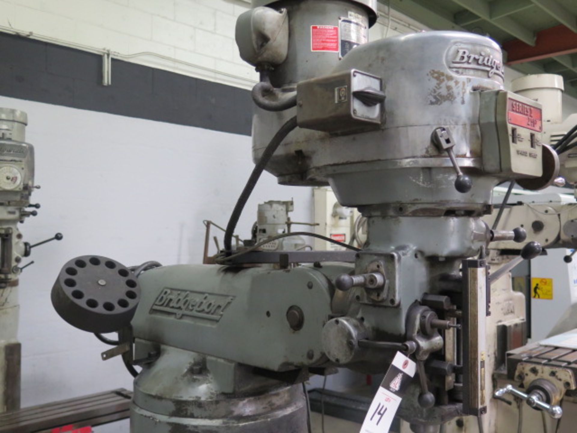 Bridgeport Series 1 – 2Hp Vertical Mill w/ Sargon 3-Axis DRO, 60-4200 Dial RPM, SOLD AS IS - Image 6 of 12