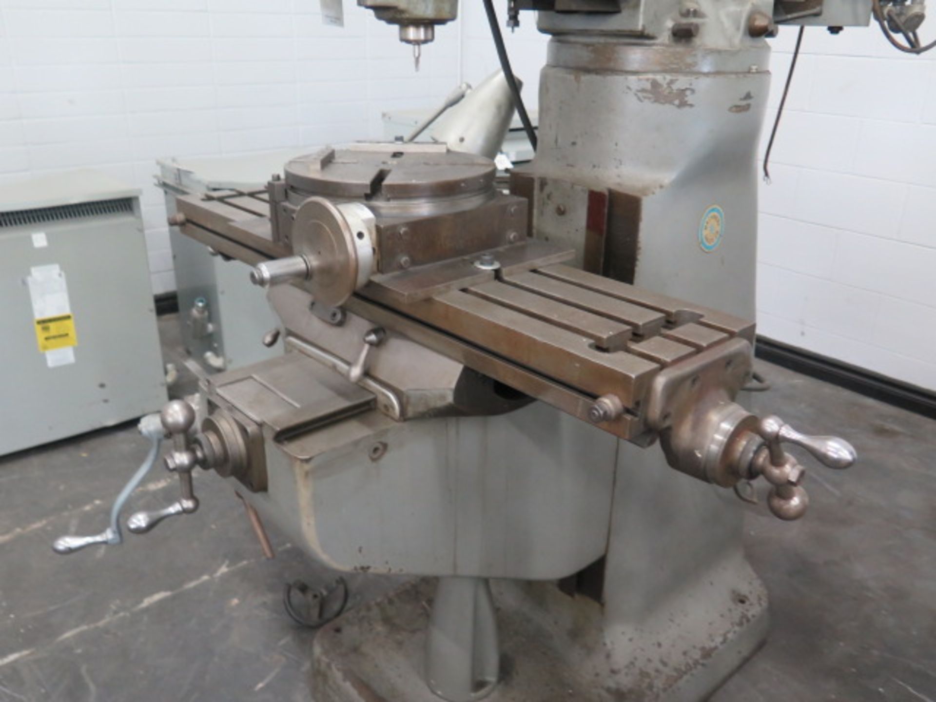 Bridgeport Series 1 - 2Hp Vertical Mill s/n 176483 w/ 60-4200 Dial RPM, 9" x 42" Table, SOLD AS IS - Image 4 of 17
