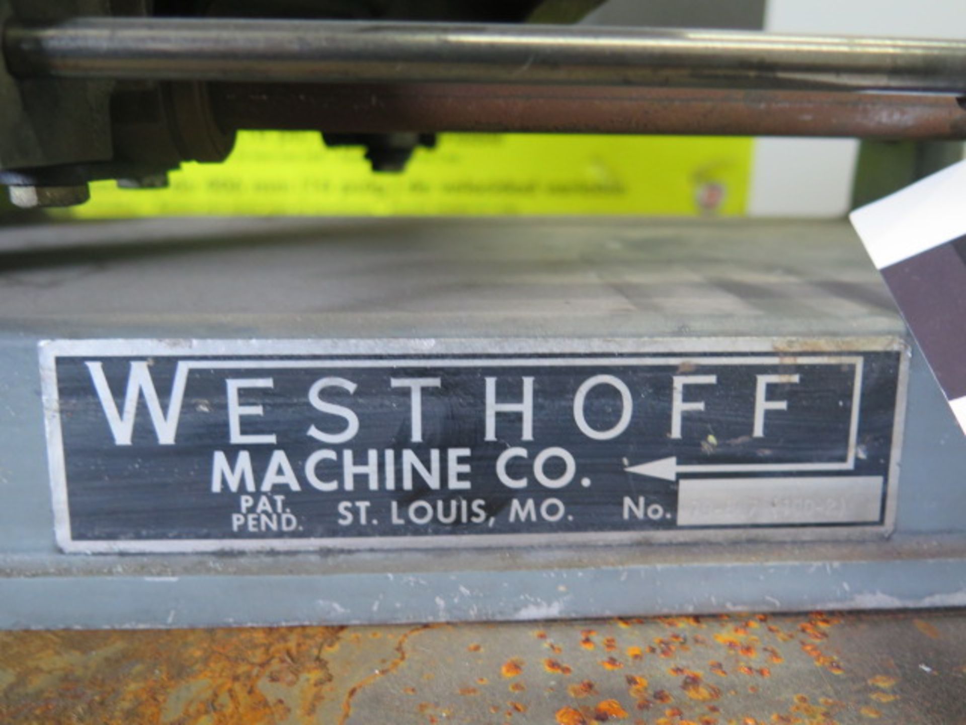 Westhoff Horizontal Drill (SOLD AS-IS - NO WARRANTY) - Image 7 of 7