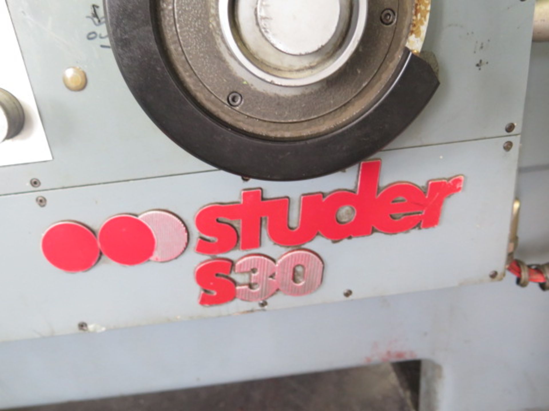 Studer S30 Type RHU 650 Automatic Cylindrical Grinder (NEEDS REPAIR) s/n 422.54 w/ Studer Controls, - Image 12 of 13