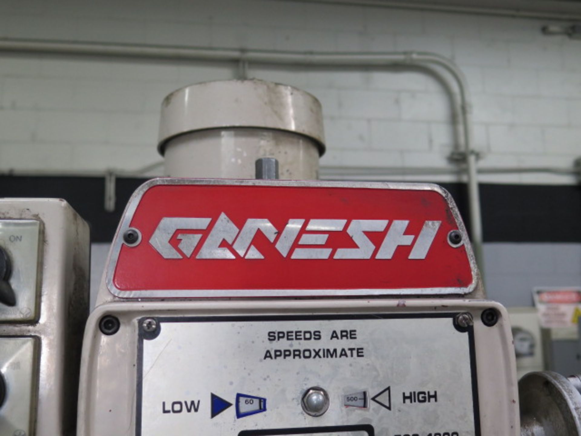 2000 Ganesh GMV-3 Vertical Mill s/n 11527 w/ Newall NMS300 3-Axis Programmable DRO, 3Hp, SOLD AS IS - Image 3 of 14