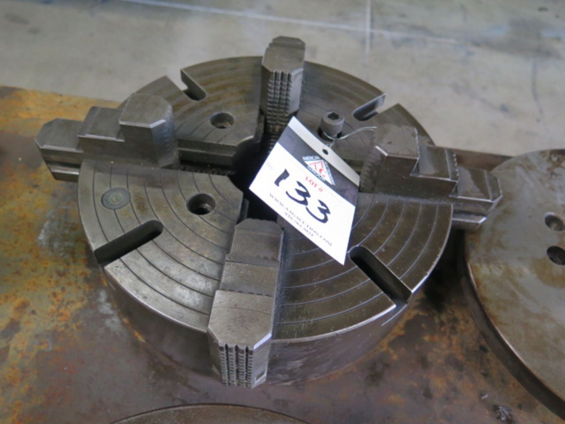 12" 4-Jaw Chuck and 12" Faceplate (SOLD AS-IS - NO WARRANTY) - Image 2 of 4