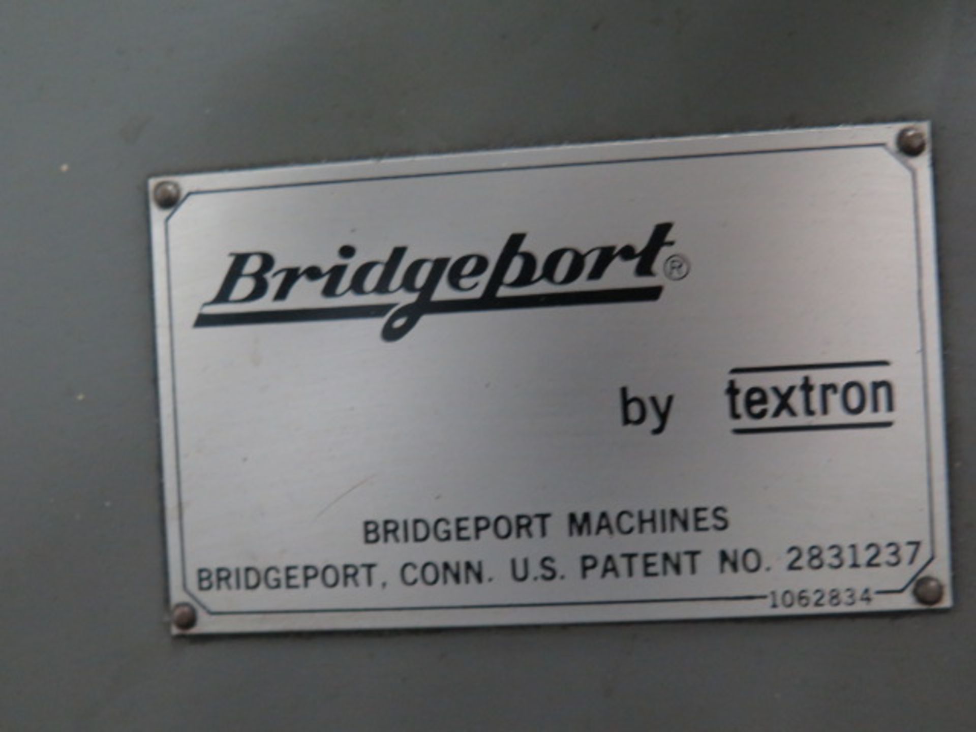 Bridgeport Series 1 - 2Hp Vertical Mill s/n 176483 w/ 60-4200 Dial RPM, 9" x 42" Table, SOLD AS IS - Image 17 of 17