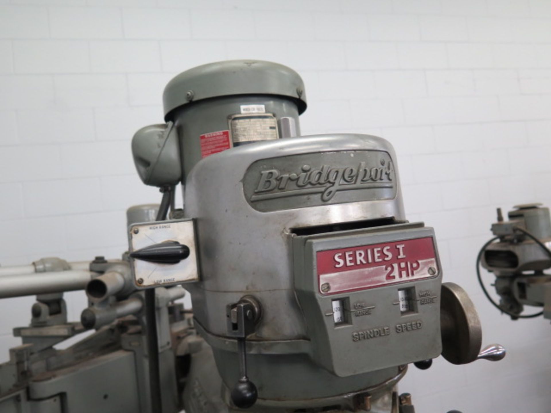 Bridgeport Series 1 - 2Hp Vertical Mill s/n 176483 w/ 60-4200 Dial RPM, 9" x 42" Table, SOLD AS IS - Image 6 of 17
