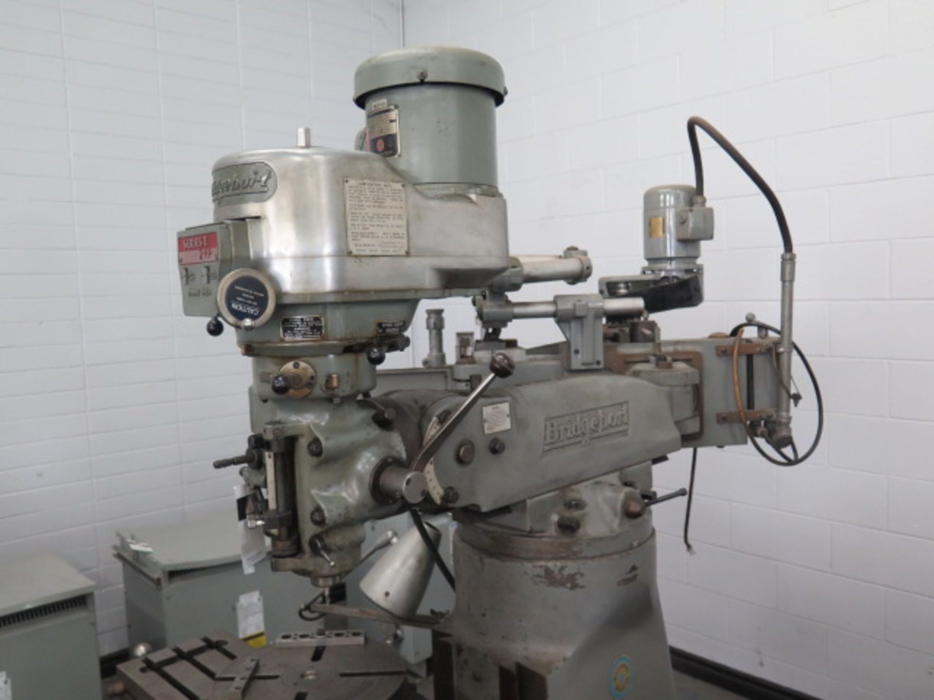 Bridgeport Series 1 - 2Hp Vertical Mill s/n 176483 w/ 60-4200 Dial RPM, 9" x 42" Table, SOLD AS IS - Image 3 of 17