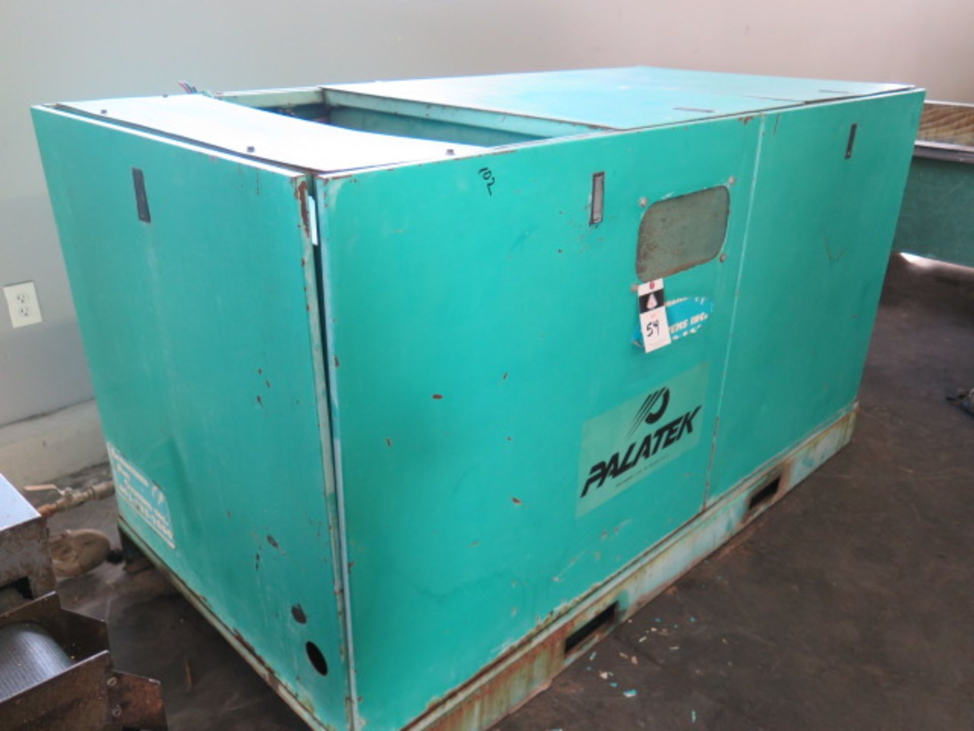Sullivan Palatek mdl. 15DT 15Hp Rotary Vane Air Comp s/n 07D002 w/ 125 PSIG, 36,132 Hrs, SOLD AS IS - Image 2 of 8