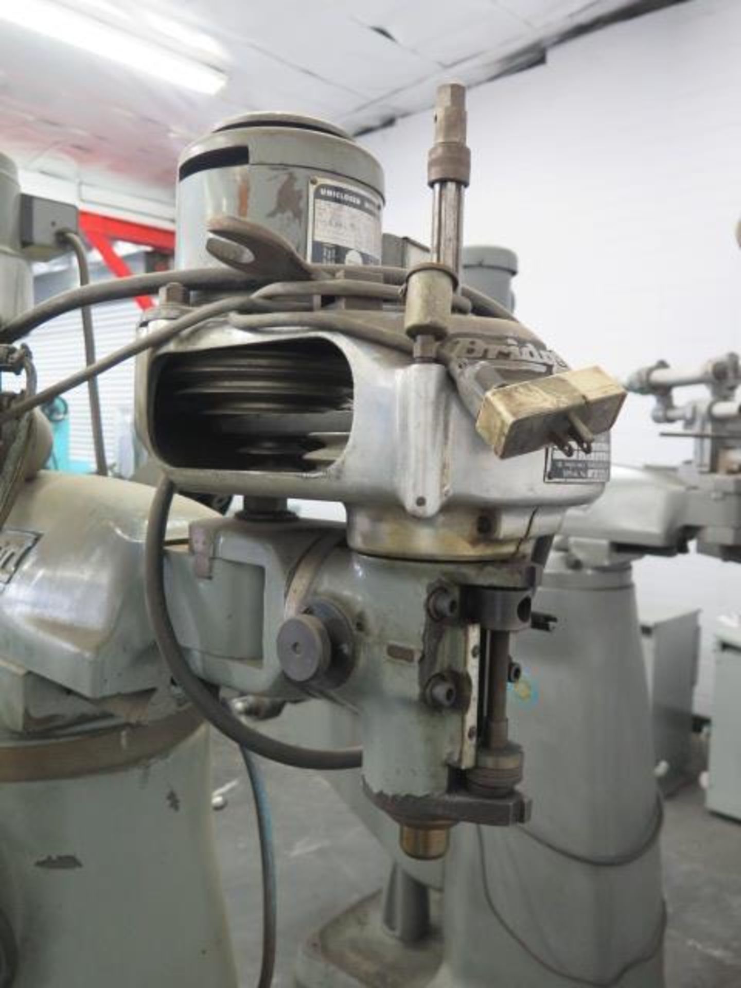 Bridgeport Vertical Mill s/n 88019 w/ Heidenhain DRO, 1Hp Motor, 80-2720 RPM, 8-Speeds, SOLD AS IS - Image 11 of 13