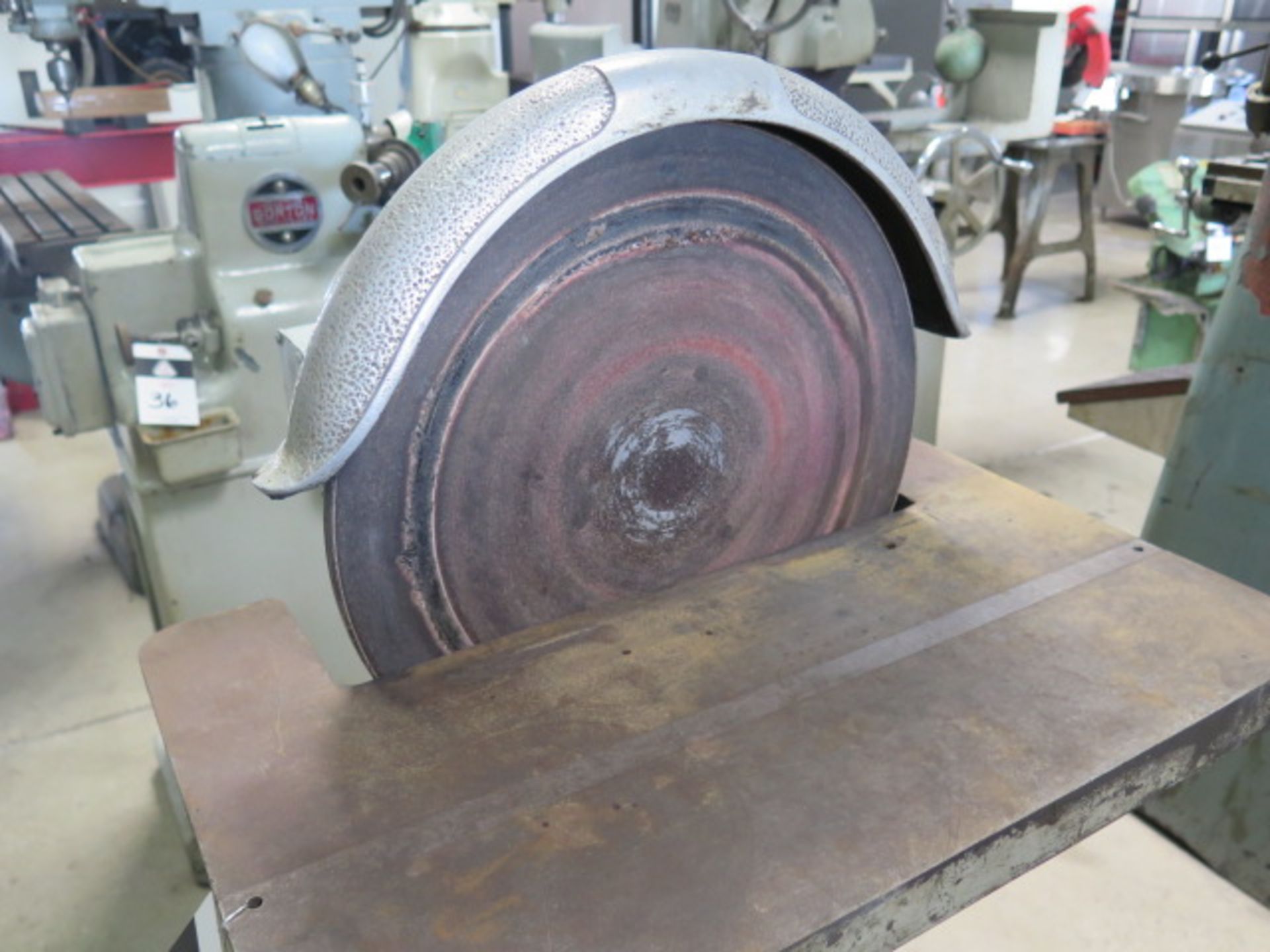 Apex 16” Pedestal Disc Sander (SOLD AS-IS - NO WARRANTY) - Image 4 of 8