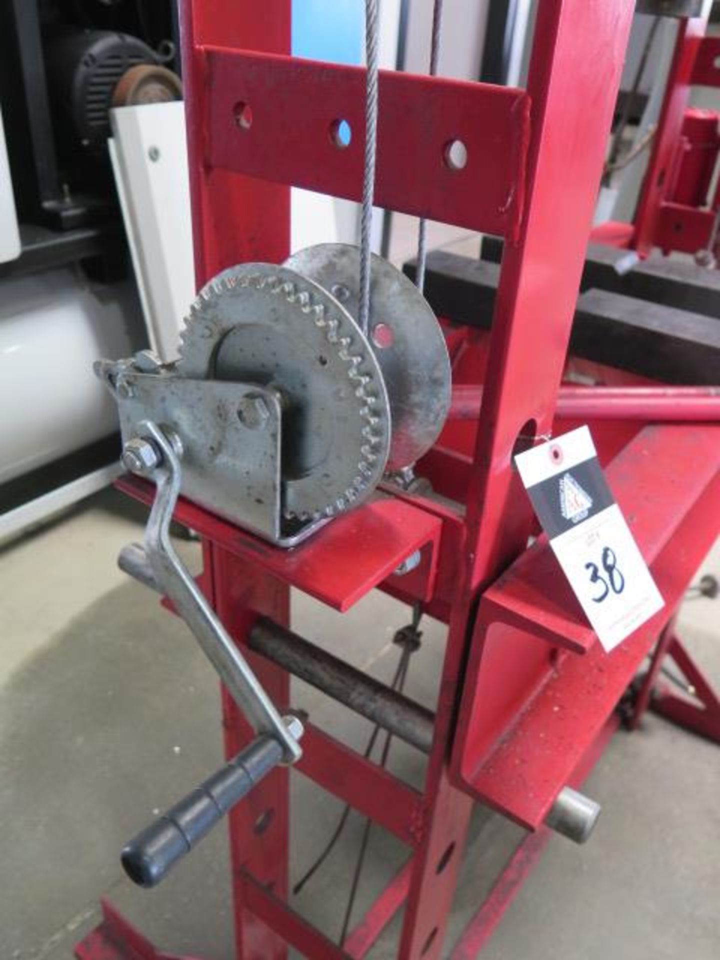 Central Hydraulics 50-Ton Hydraulic H-Frame Press (SOLD AS-IS - NO WARRANTY) - Image 8 of 9