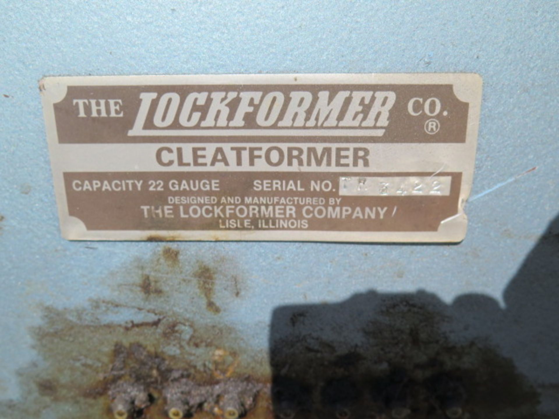 Lockformer Cleatformer 16GA Roll Former s/n TR3422 (SOLD AS-IS - NO WARRANTY) - Image 3 of 8