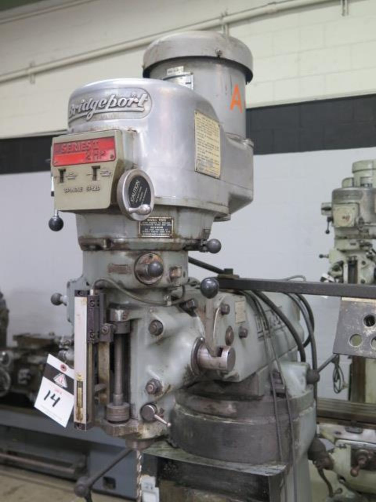 Bridgeport Series 1 – 2Hp Vertical Mill w/ Sargon 3-Axis DRO, 60-4200 Dial RPM, SOLD AS IS - Image 5 of 12