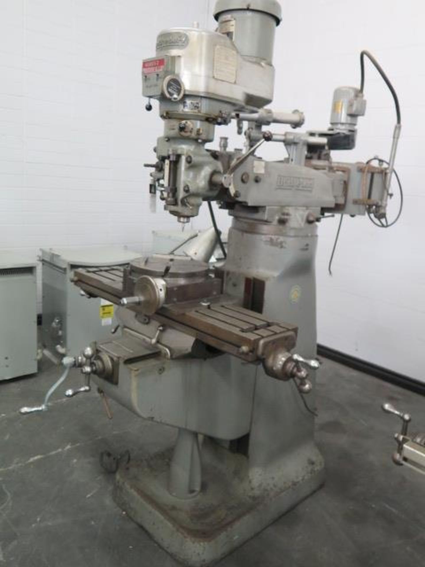 Bridgeport Series 1 - 2Hp Vertical Mill s/n 176483 w/ 60-4200 Dial RPM, 9" x 42" Table, SOLD AS IS - Image 2 of 17