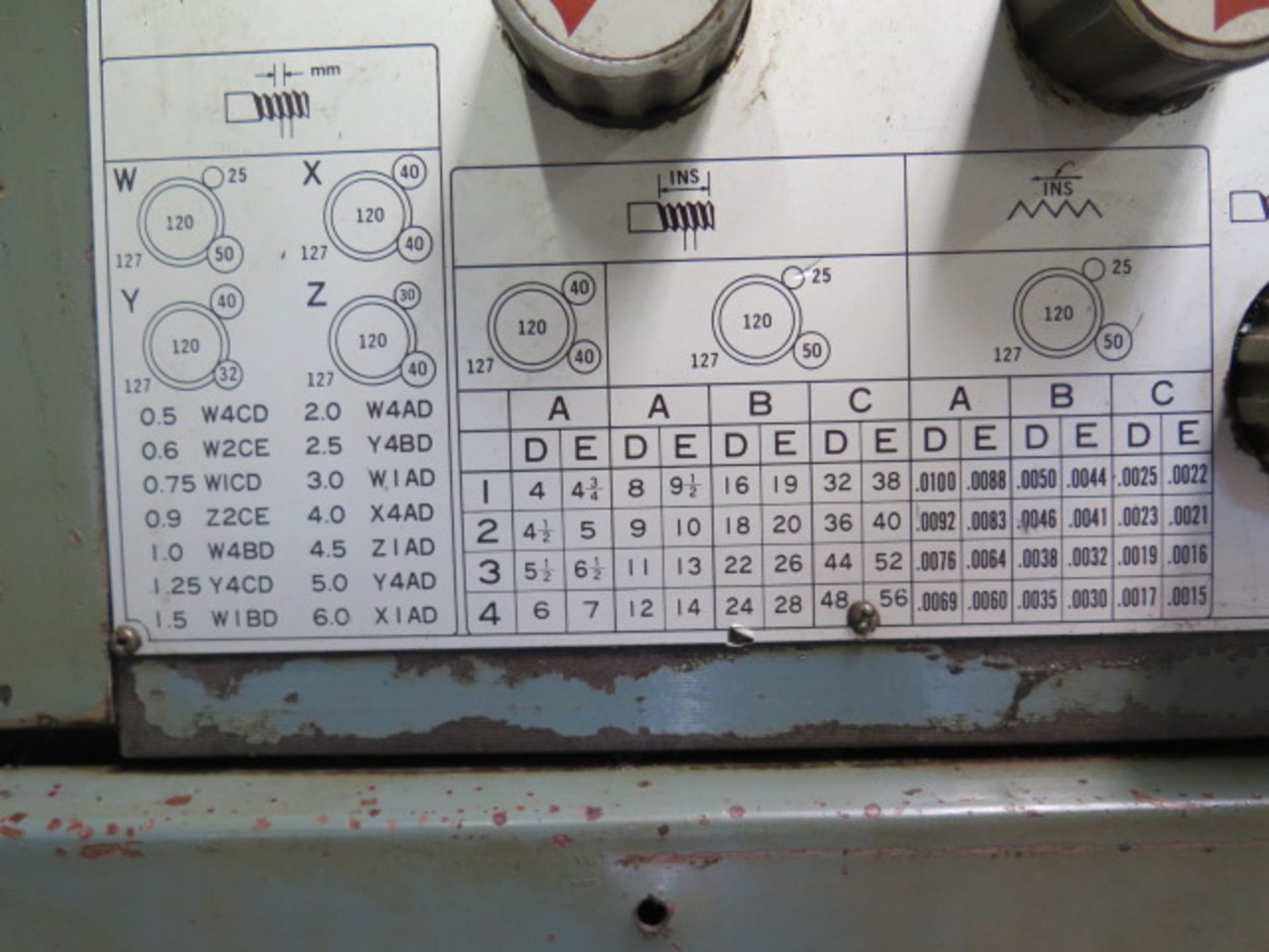 Ramco "Prince" 11" x 30" Geared Head Lathe s/n 4064 w/ 105-2000 RPM, Inch/mm Threading, Tailstock, - Image 7 of 17